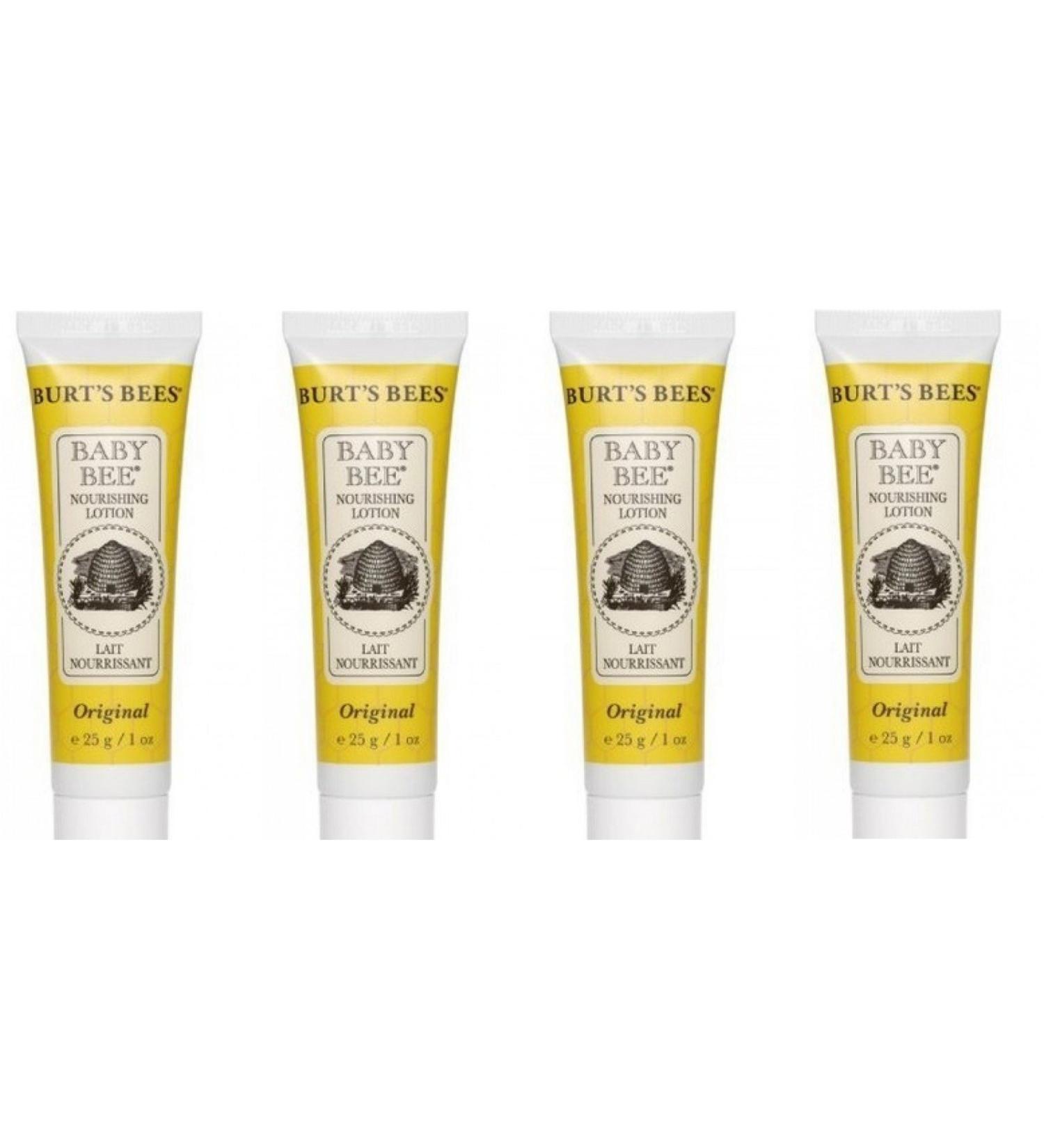 Burts Bees Baby Bee Nourishing Lotion 1 Ounce Travel Size - 4 pk