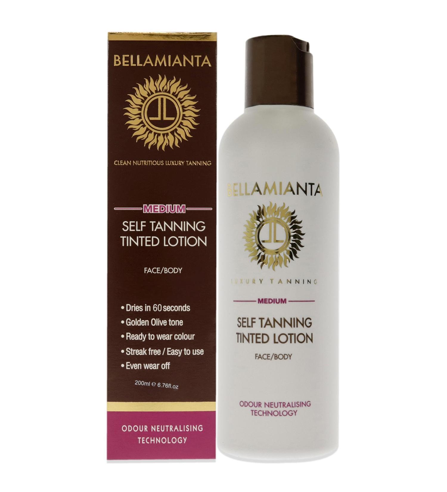 Self Tanning Tinted Lotion - Medium (6.76 oz) | Best Self-Tanner for a Natural Glow - International Shipping Available - Buy Online on SooperMarket.com