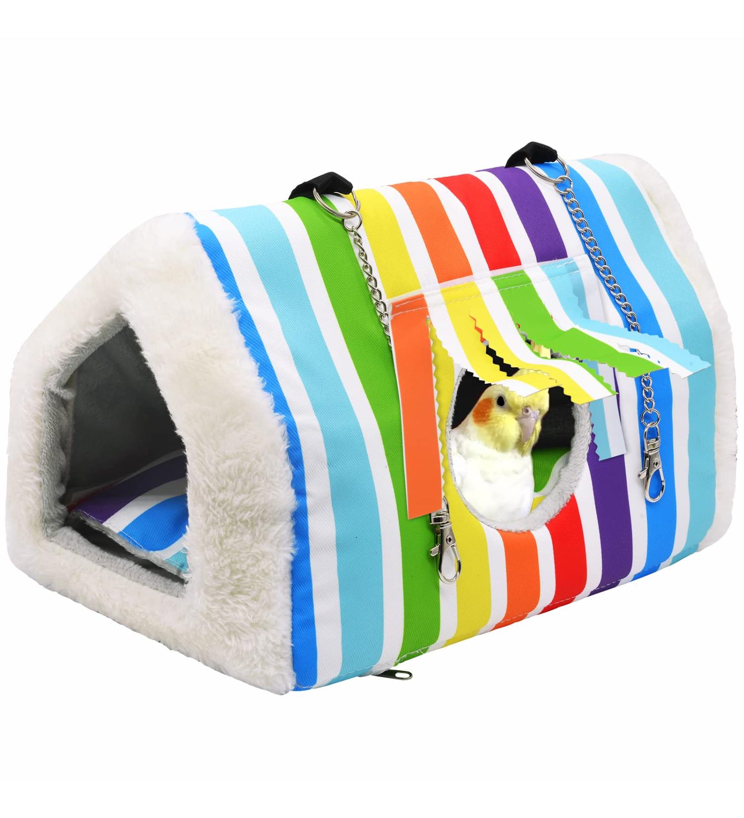 LIMIO Bird Nest: Hammock Bed for Cage - Bird Cage Accessories for Parrot, Parakeet, Cockatiels, Budgies, Lovebird - Buy Online on SooperMarket.com