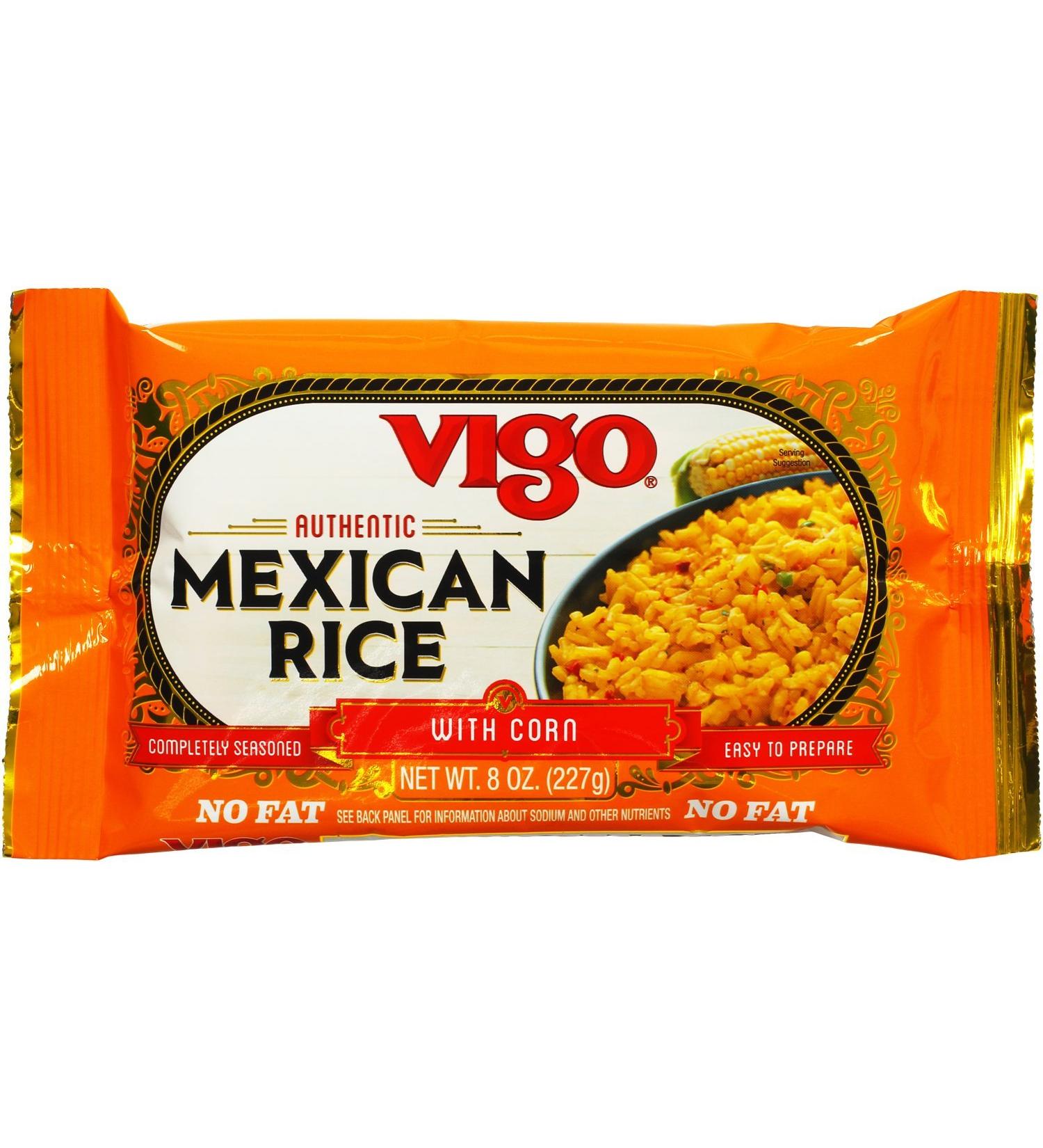 Vigo Authentic Mexican Rice with Corn - No Fat - 8oz (Pack of 1) - Buy Online on SooperMarket.com