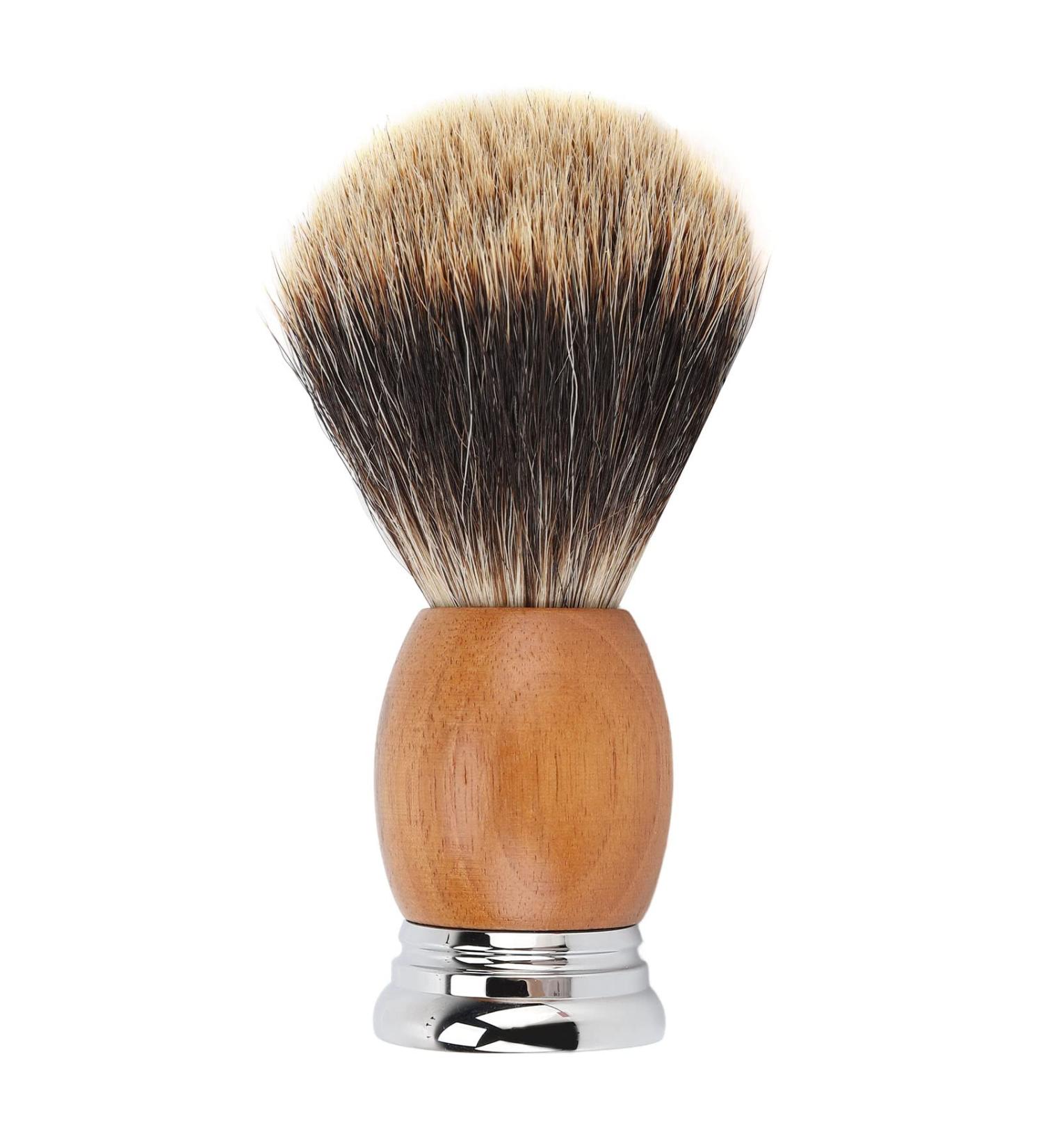 Professional Portable Shaving Brush - Ergonomic & Elegant Composite Wood Bart Care for Men | Perfect for Hairdressing Salons - Buy Online on SooperMarket.com