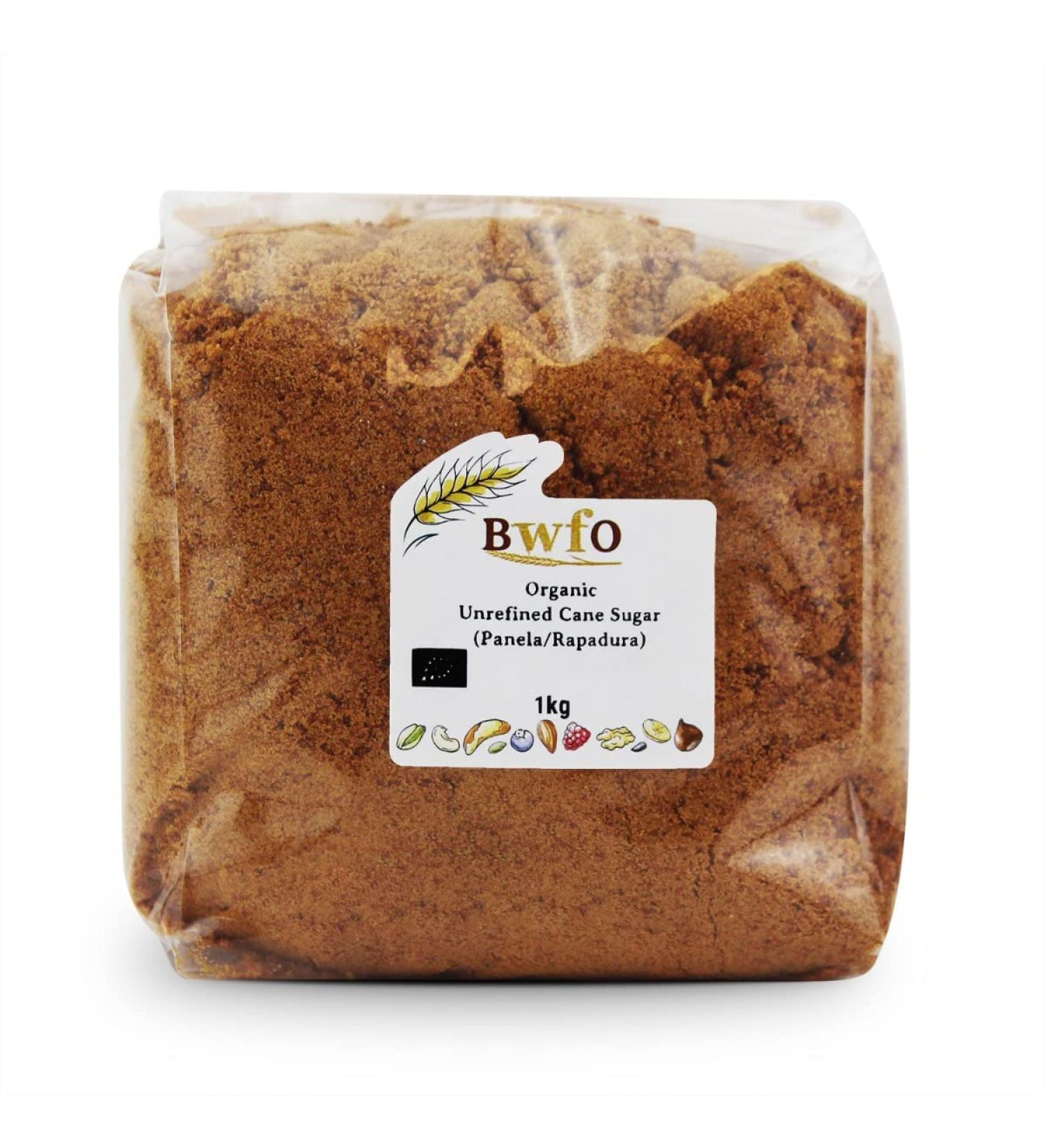 Organic Unrefined Cane Sugar (Panela/Rapadura) 1kg (BWFO) 1 kg (Pack of 1)