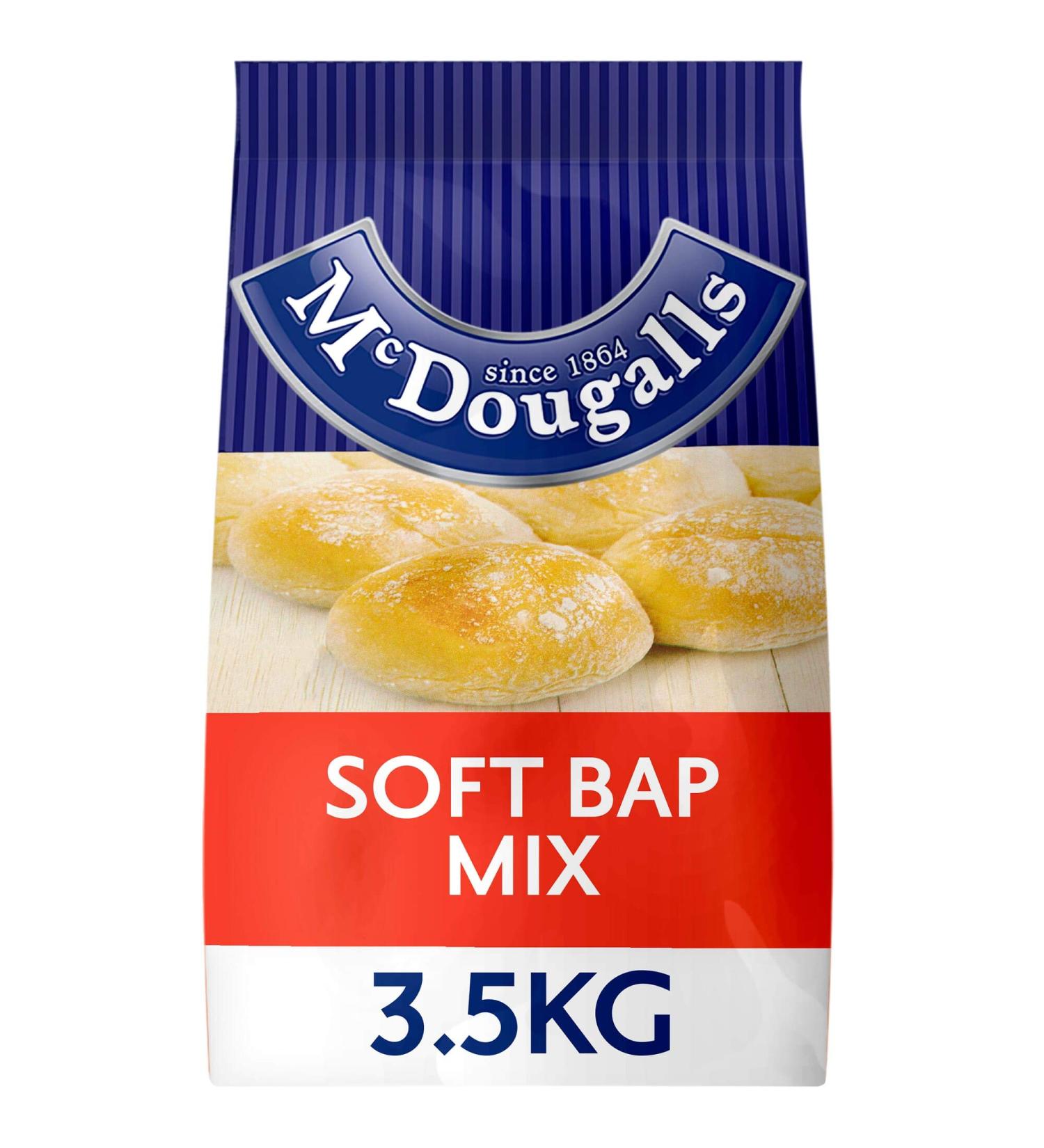 McDougalls Soft Bap Bread Mix - 1x3.5kg
