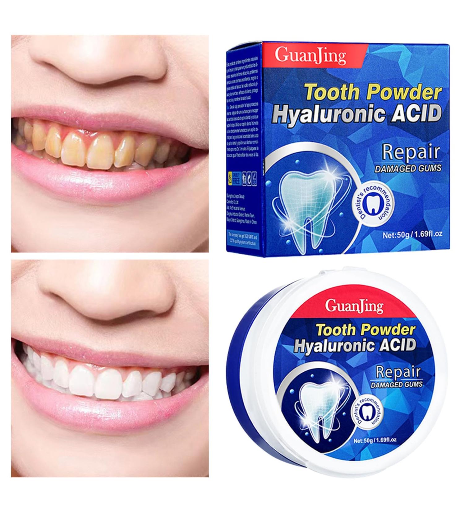 Tooth Powder - Multi-Functional Deeply Cleaning Teeth Powder Tooth Care Products for Sugar Stains Food Stains Coffee Stains Fruit Juice Stains Tea Stains Hmltd - Buy Online on SooperMarket.com