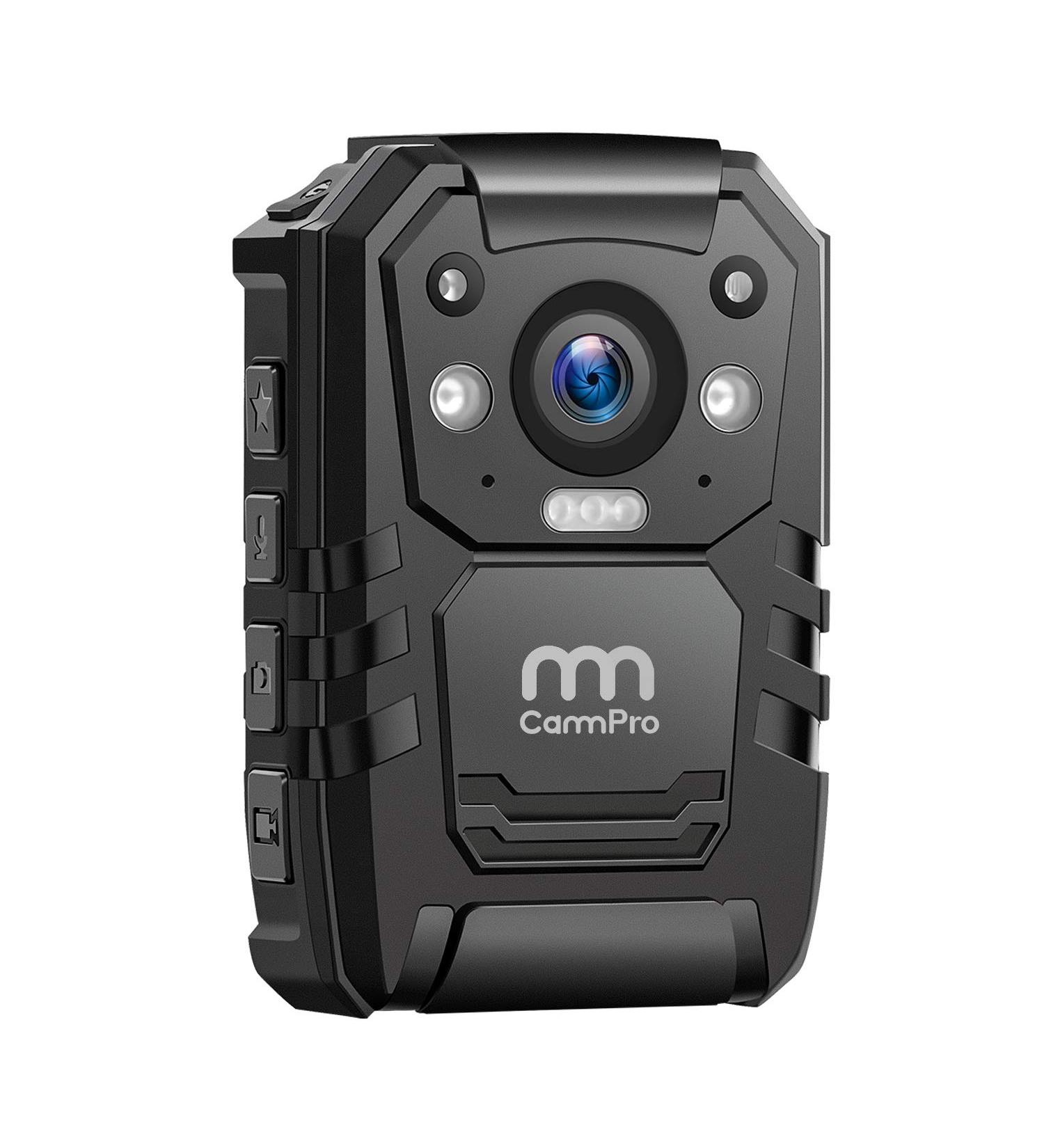 32G Memory CammPro I826 Police Body Camera | 1296P HD Portable Waterproof Cam with Night Vision & GPS for Law Enforcement and Security Personnel - Buy Online on SooperMarket.com