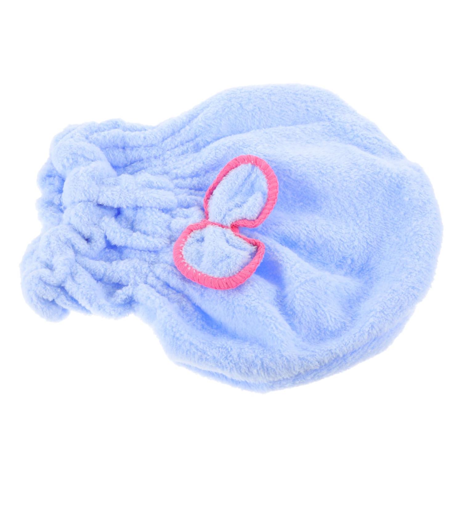 MAGICLULU 2pcs Elastic Shower Hair Ties Towel Shower Cap for Women Hair Drying Cap Shower Cap Hair Ties for Women Hair Bathing Cap Shower Cap for Hair Towel Take a Bath Child Dark Bluex2pcs mediumx2pcs - Buy Online on SooperMarket.com