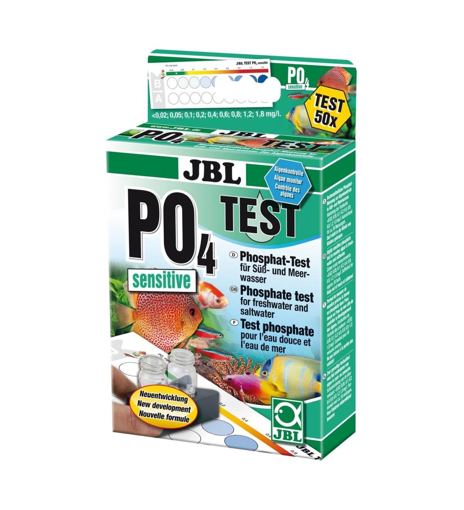 JBL 2540800 PO4 Phosphate Test Set - Accurate Testing for Phosphate Levels | International Shipping - Buy Online on SooperMarket.com