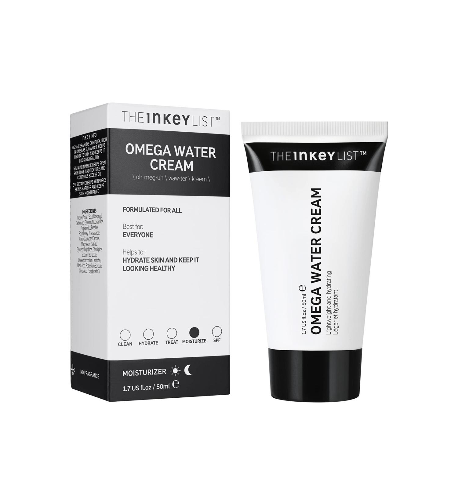 INKEY List Omega Hydrating Water Cream 50ml - Moisturizing Skincare - Buy Online on SooperMarket.com