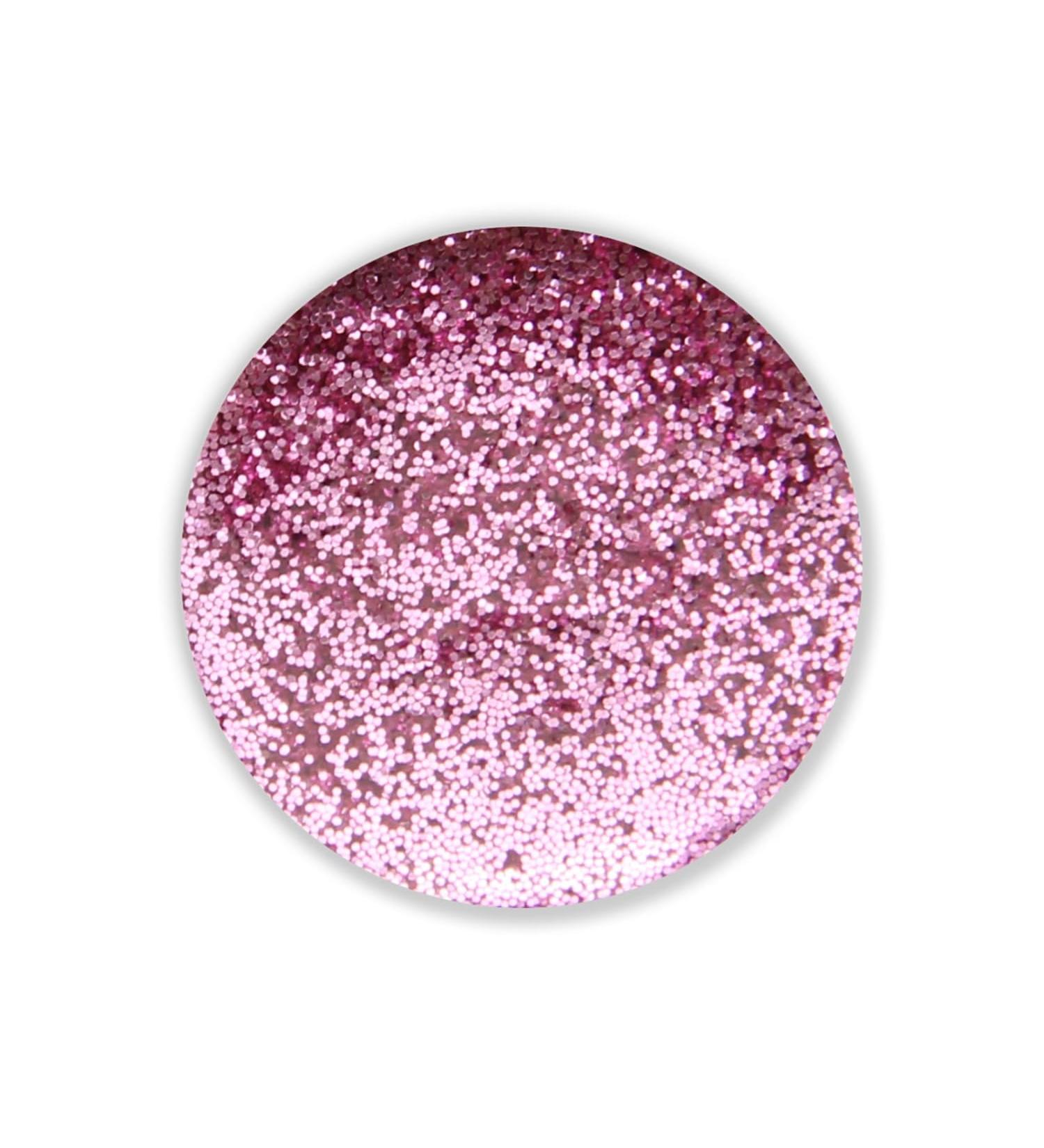 UV Colour Fusion Glitter Gel - pink 5ml