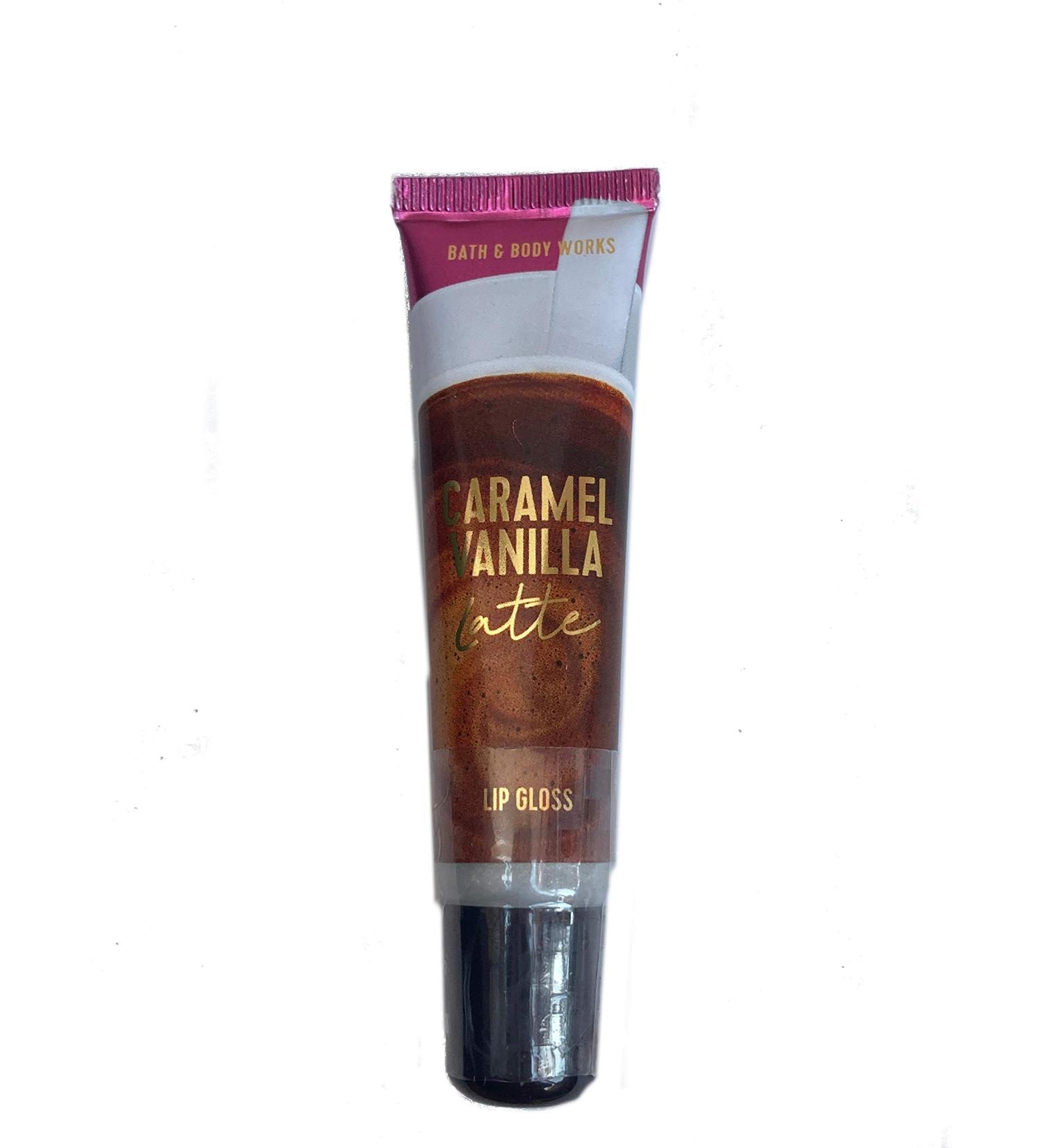 Bath and Body Works Shimmer Lip Gloss Vanilla Caramel Latte .47 Ounce