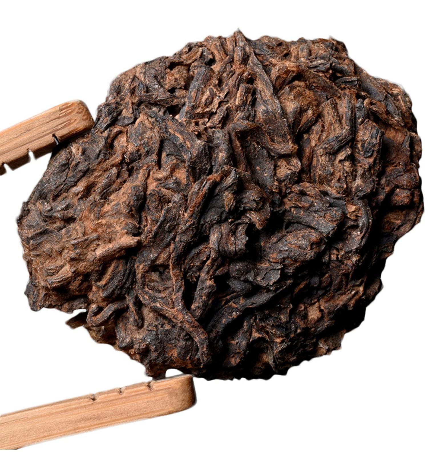 Oriarm Yunnan Ripe Puerh Tea Lao Cha Tou - Menghai Shu Puerh Old Tea Nuggets - Chinese Pu Erh Tea Aged 225g Ziplock Resealable Bag Puerh Old Tea Nuggets 225g - Buy Online on SooperMarket.com