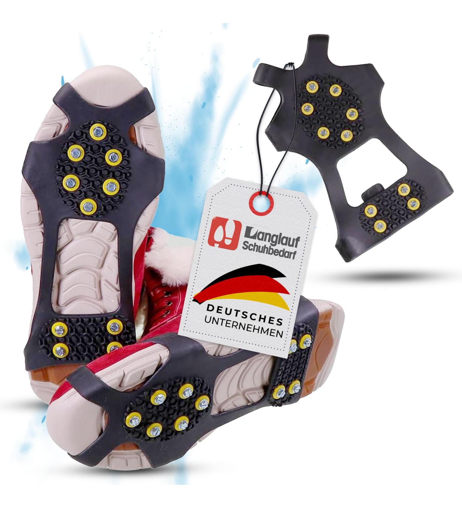 Anti-Slip Shoe Spikes Gr del - Non-Slip Ice Grips for Shoes & Boots (Size L 41-43) - Perfect for Cross-Country & Winter Adventures - Buy Online on SooperMarket.com