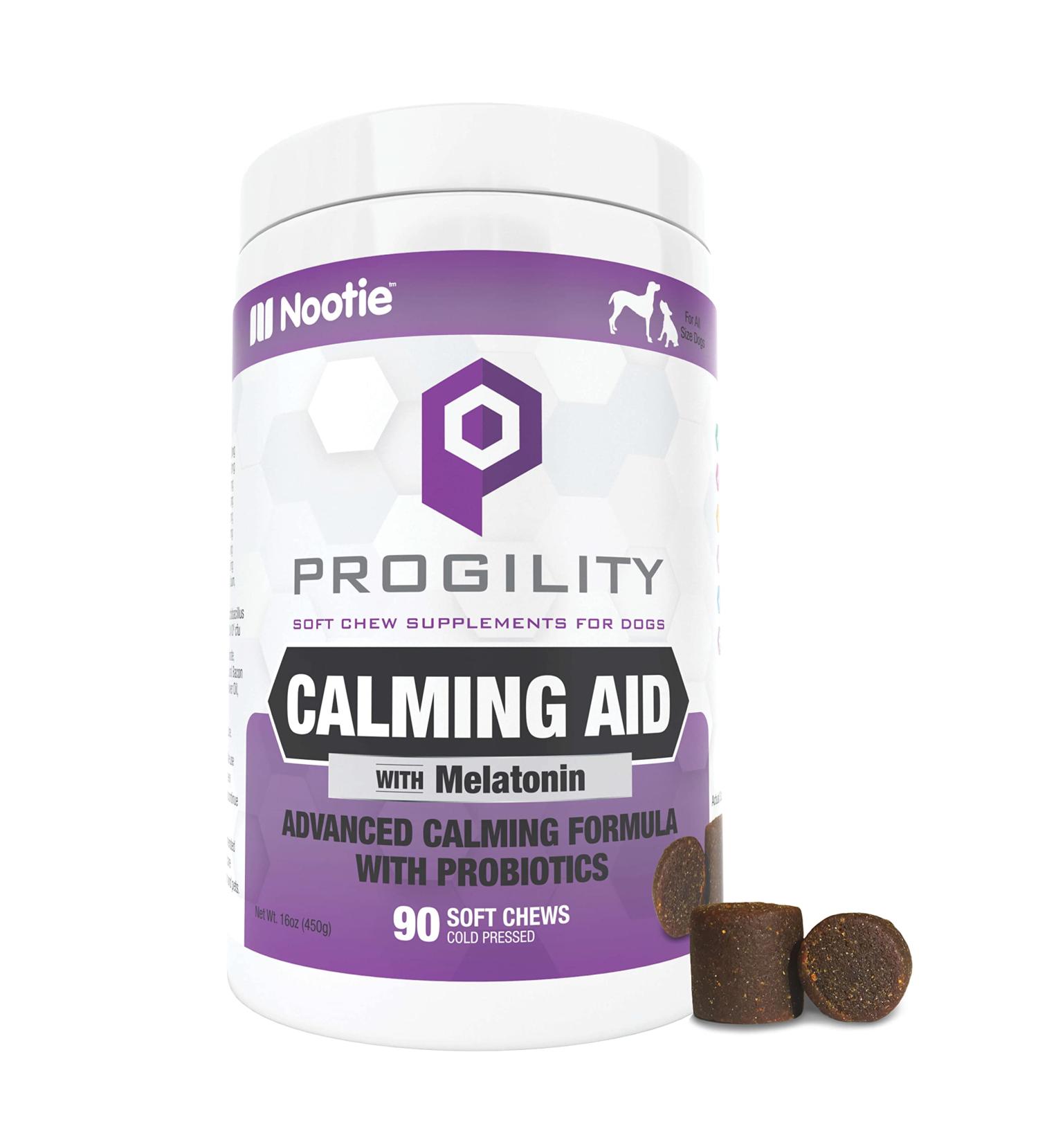 Nootie PROGILITY Daily Soft Chew Supplements for Dogs - Calming, Hip & Joint, Multivitamin, Urinary, Skin and Coat - 90 ct - Buy Online on SooperMarket.com