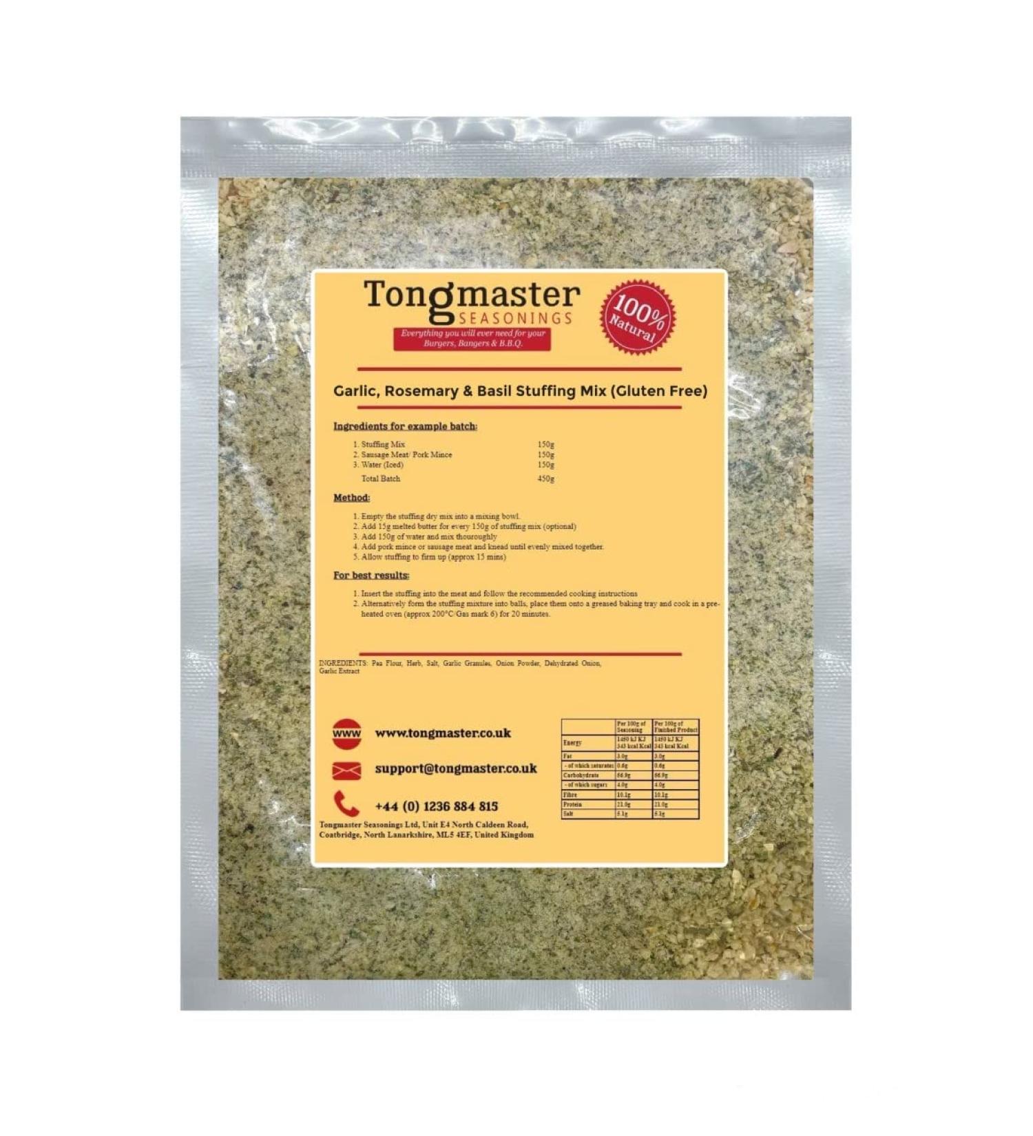 Garlic Rosemary & Basil Stuffing Mix - 250g (Gluten Free)