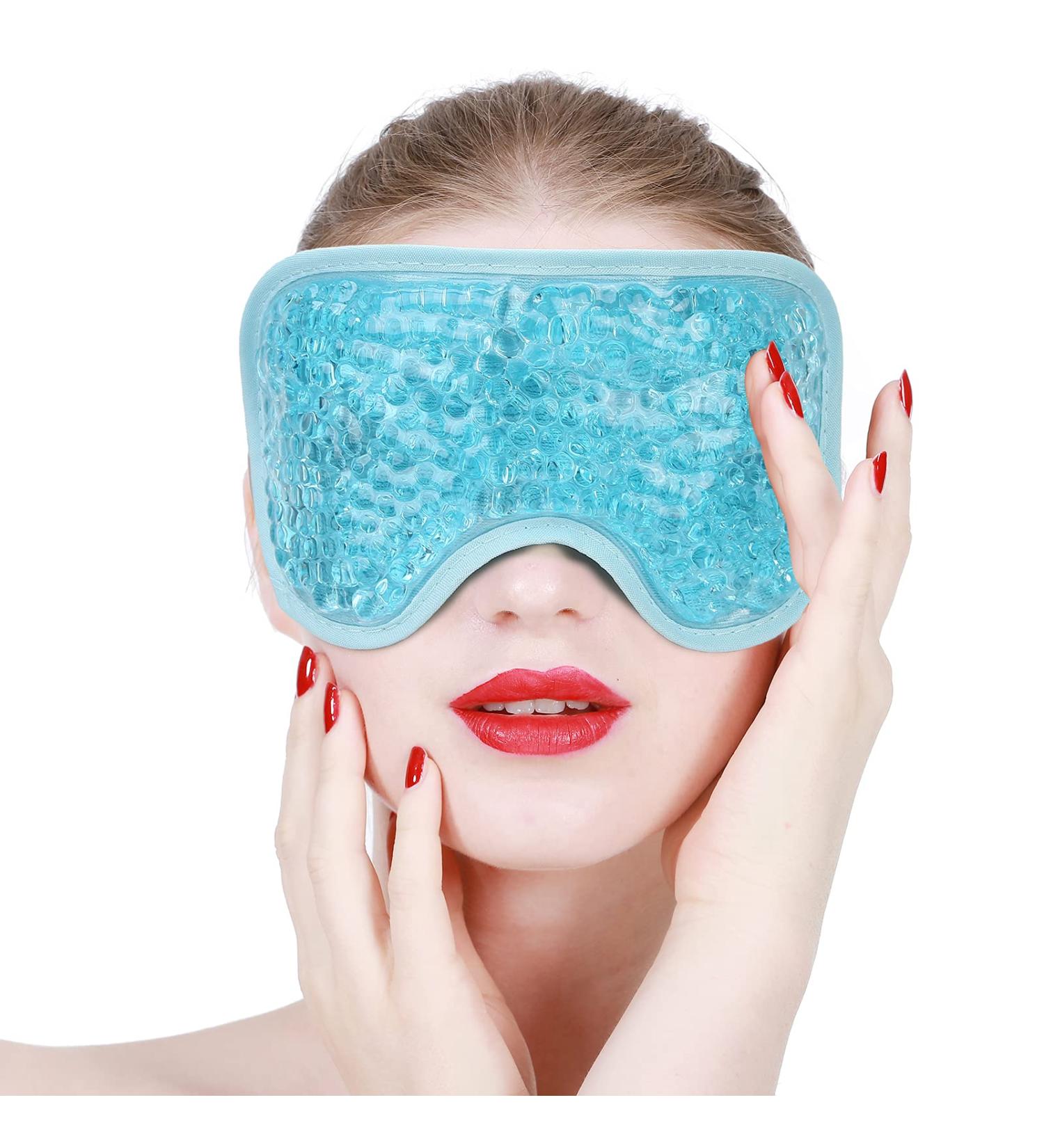 Cooling Eye Mask - Reusable Gel Mask for Dry Eyes & Dark Circles | International Shipping Available - Buy Online on SooperMarket.com