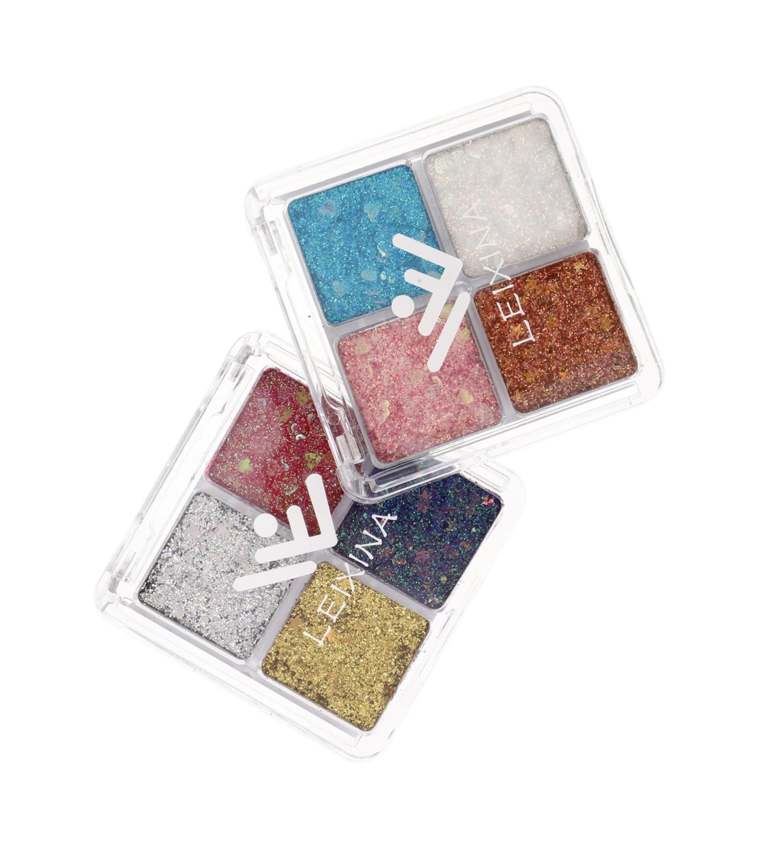 BELLIFFY 2pcs Glitter Eye Makeup Eye Glitter Makeup Glitter for Eyes Eye Shadow Palette Decorative Eyeshadow - Buy Online on SooperMarket.com
