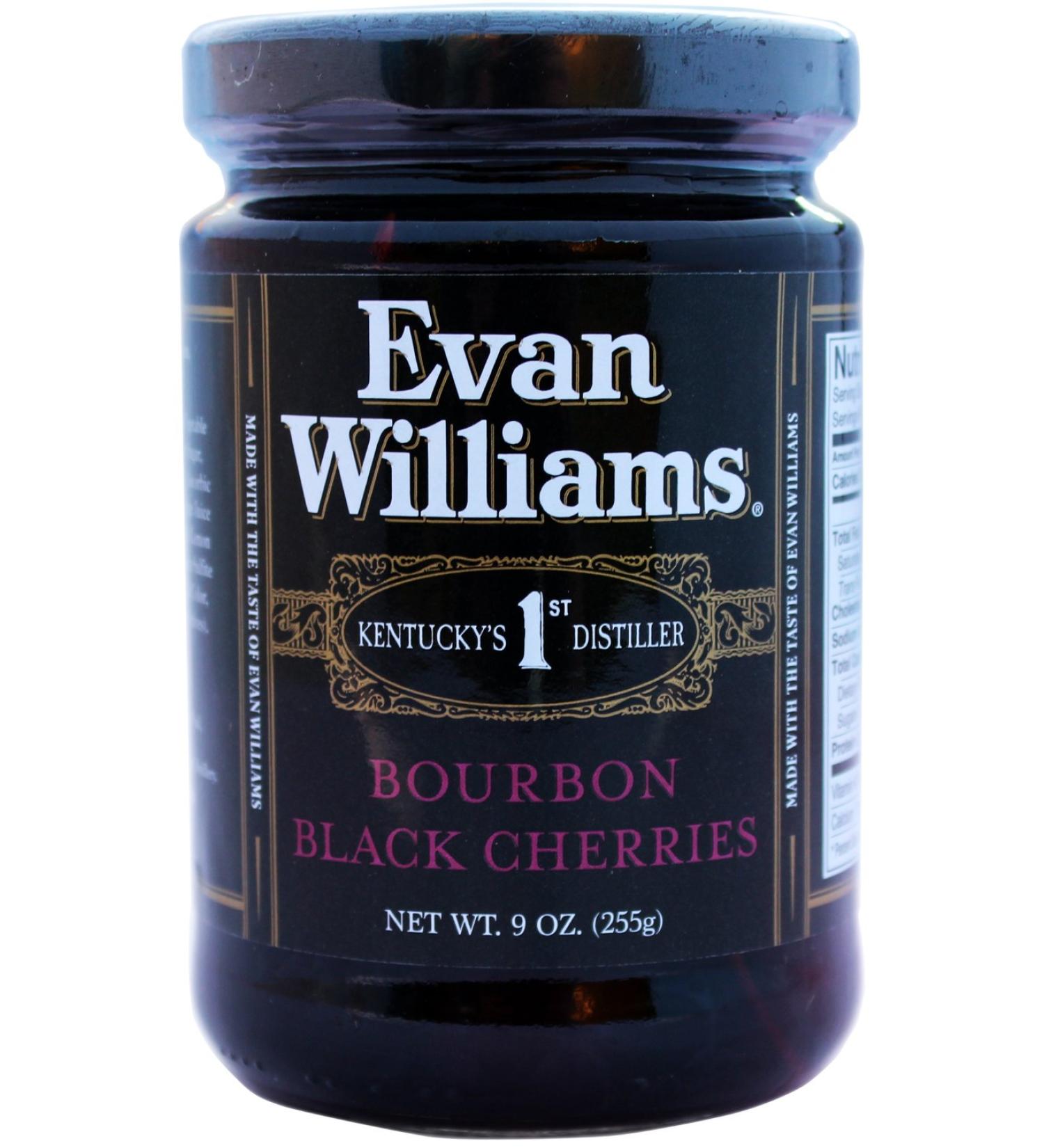 Evan Williams Bourbon Black Cherries - Infused with Rich Flavor - Buy Online on SooperMarket.com