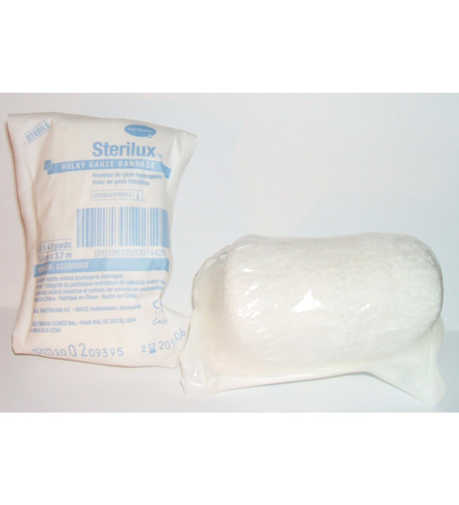Sterilux Bulky Gauze Bandage Roll 4.5 x 4.1 yards - Sold as a Pack of 10 each