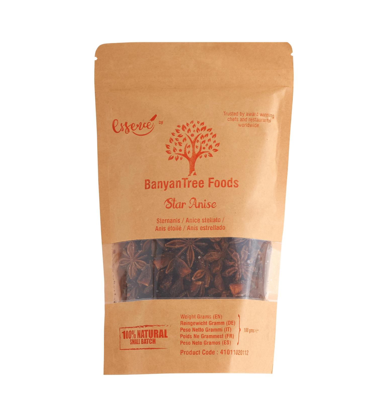 BanyanTree Foods Star Anise 200g Indian Origin| All Natural| Vegan| No Color