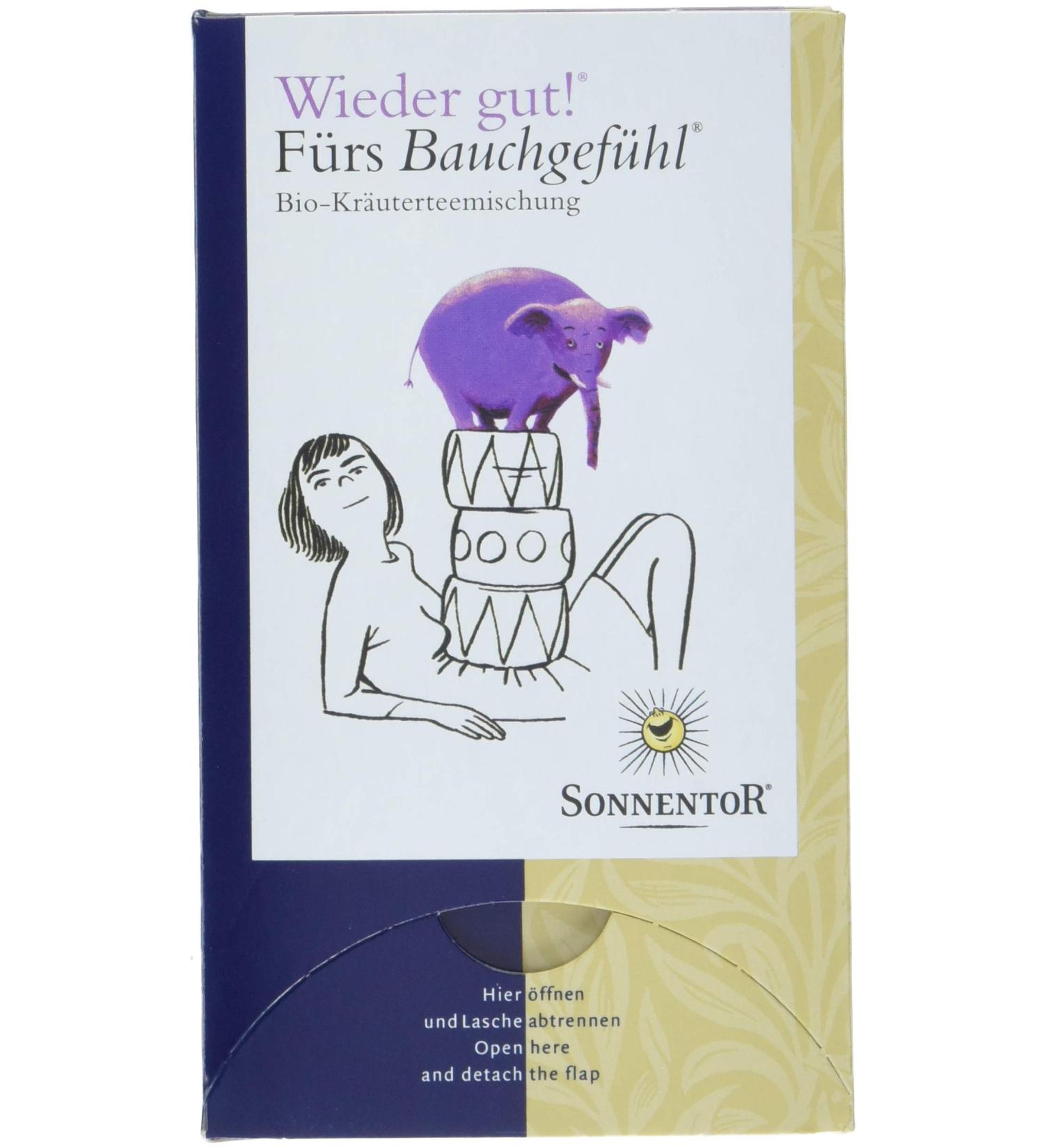 Sonnentor For Your Gut Feeling Organic Herbal Tea Blend | 27g - Soothing Digestive Support | International Shipping Available - Buy Online on SooperMarket.com