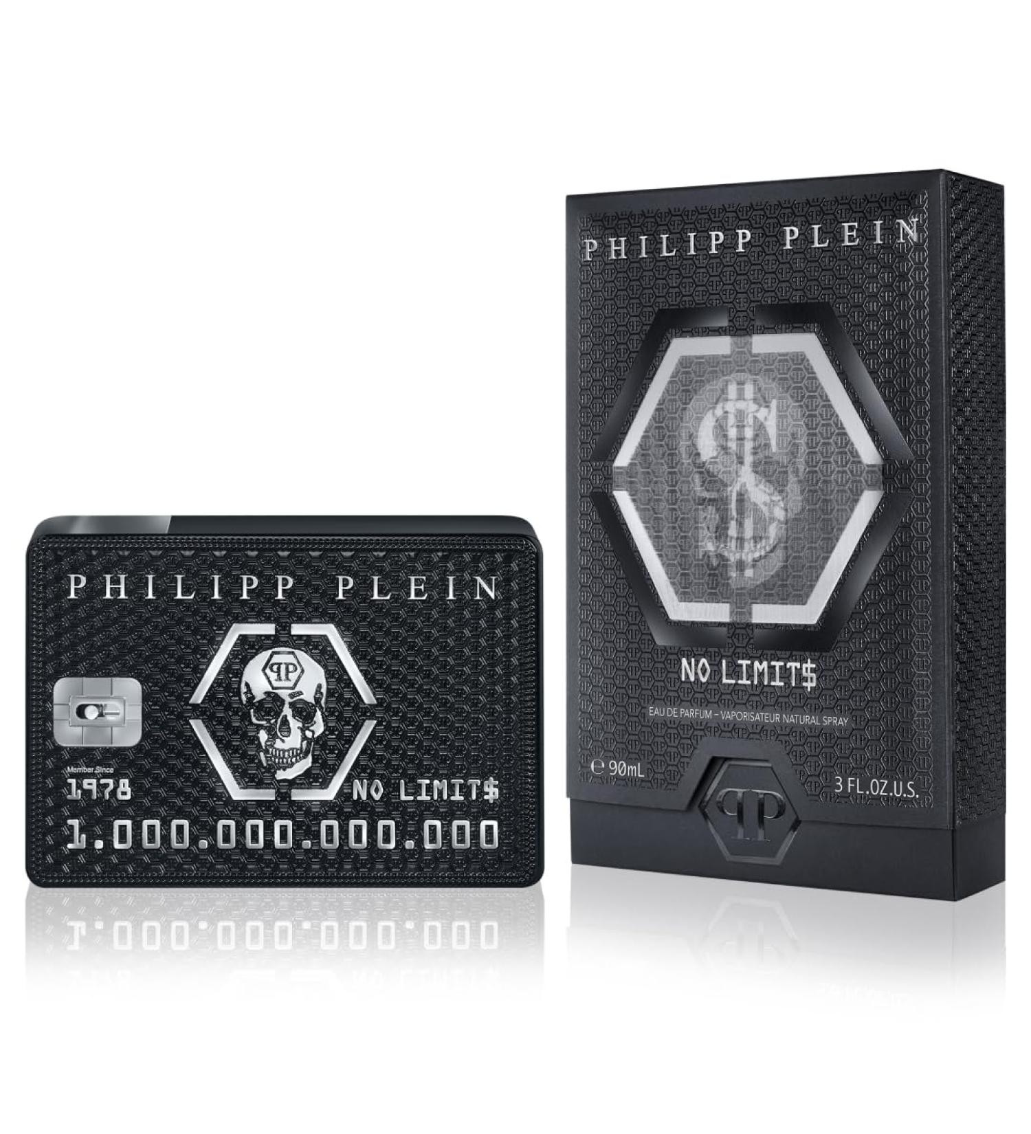 Philipp Plein Eau de Parfum No Limits 90 ml Parfum Homme Notes Orientales et Bois es Un Tatouage Olfactif Ind l bile et Sensuel Bois Oriental Flacon en Verre Laqu Noir Citrus 3 Fl Oz (Pack of 1) - Buy Online on SooperMarket.com