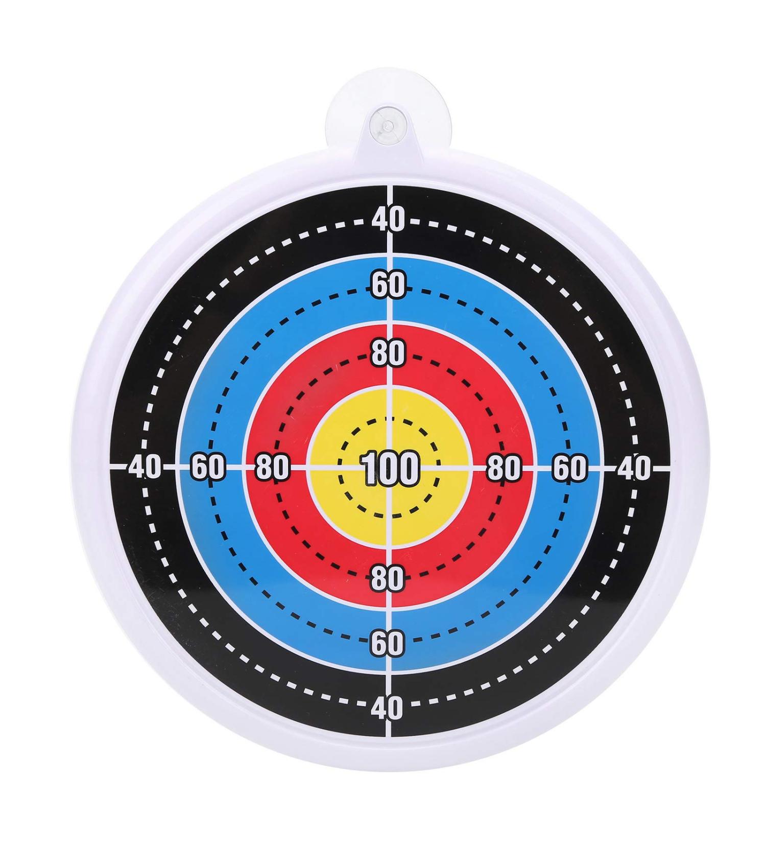 Indoor Suction Cup Archery Target Set for Kids - Toy Bow and Arrow Practice - Buy Online on SooperMarket.com