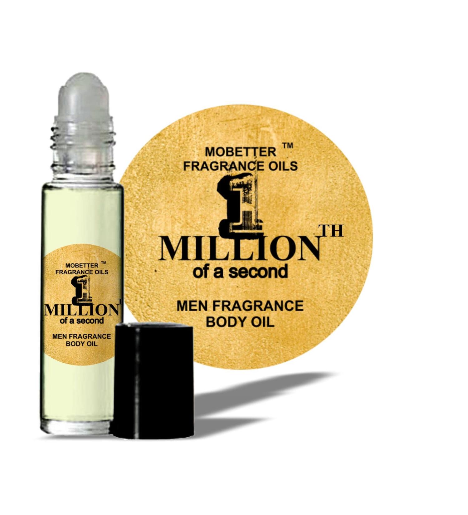 1 Millionth of a Second Men Body Oil By MoBetter Fragrance Oils