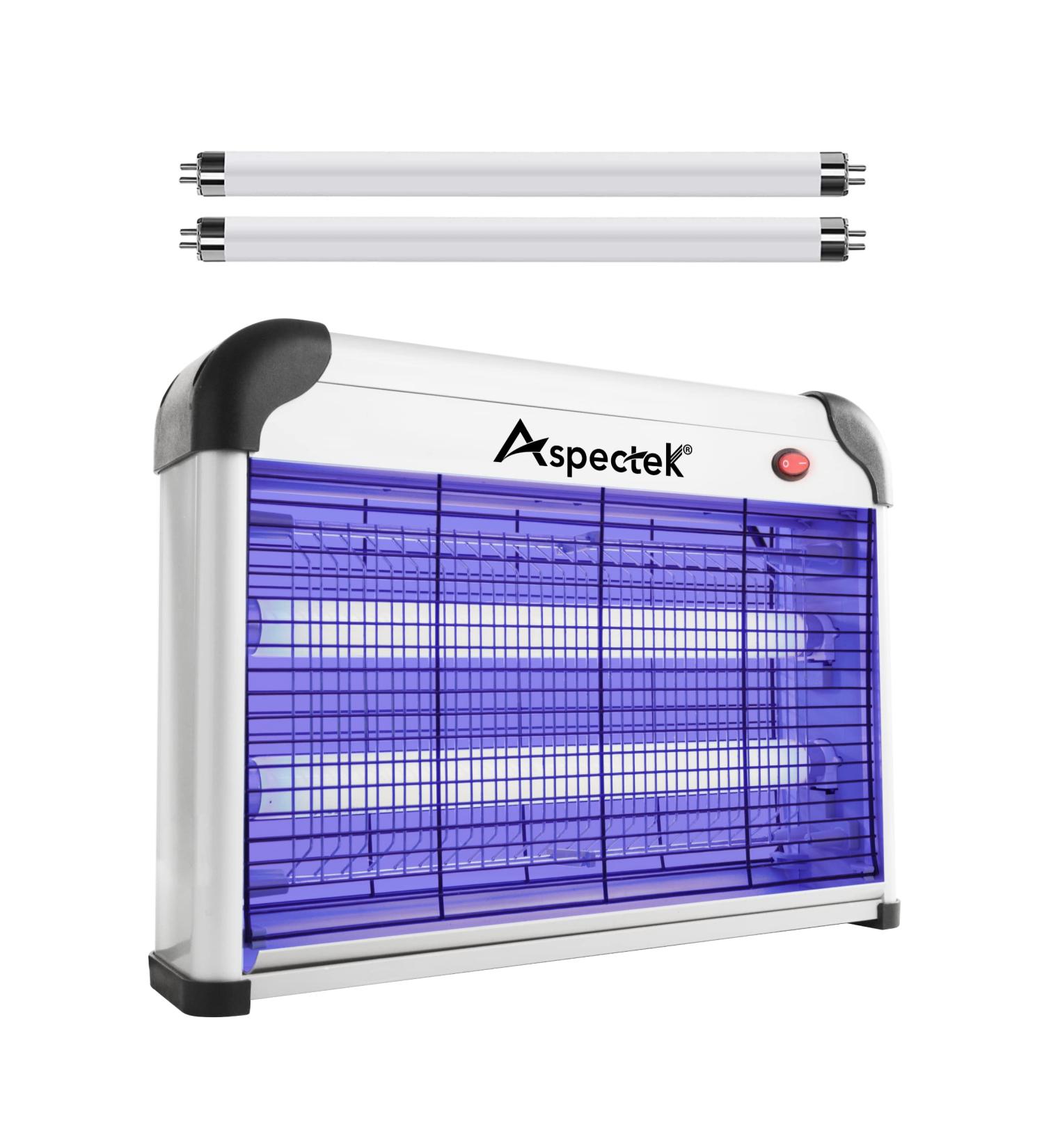 ASPECTEK Bug Zapper Powerful 20W Electronic Insect Indoor Zapper Fly Zapper-Indoor and Outdoor Use Including 2 Pack Replacement Bulbs - Buy Online on SooperMarket.com