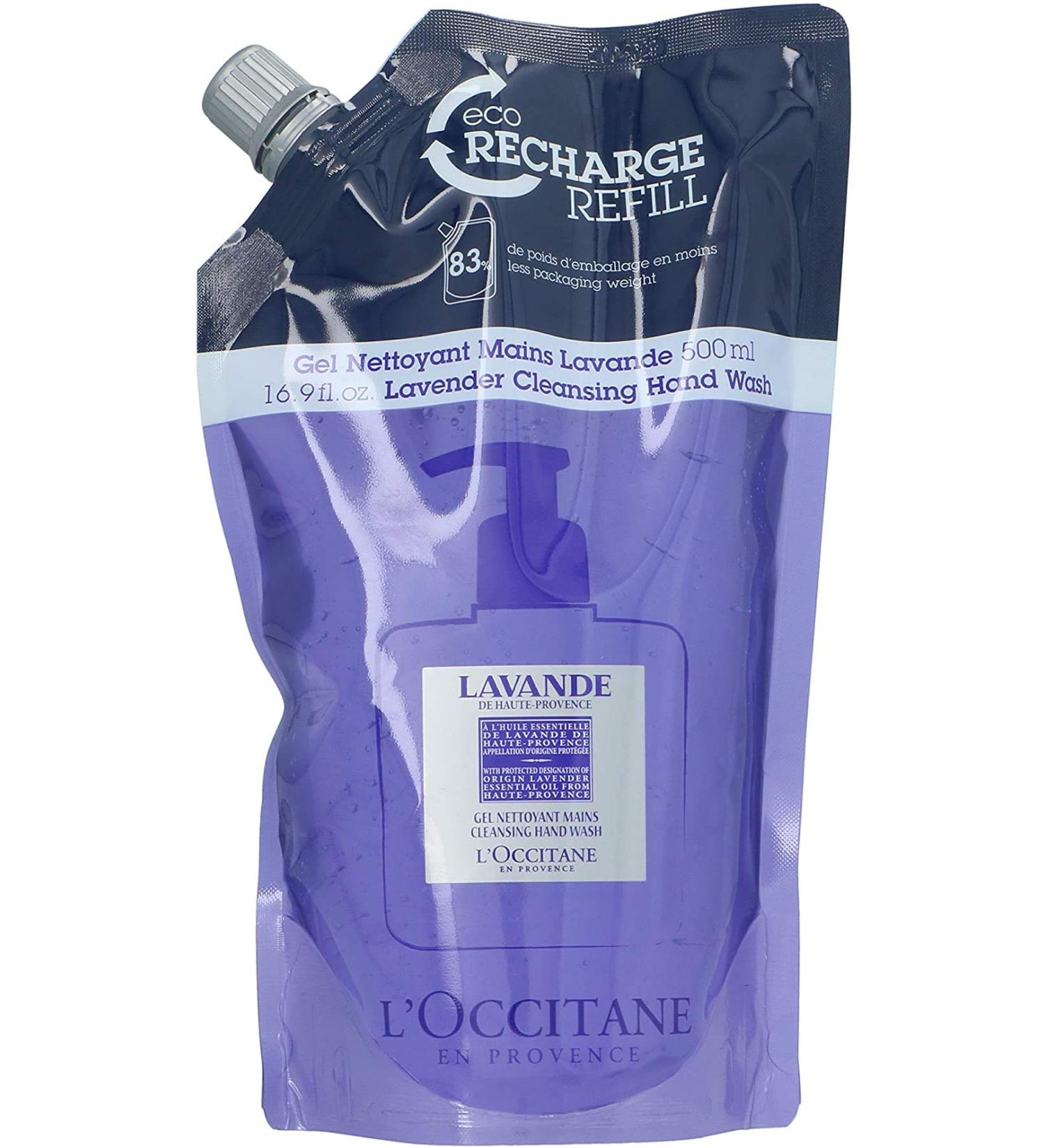 L'Occitane Lavendar Cleansing Hand Wash Refill  16.9 Fl Oz (Pack of 1) Lavender