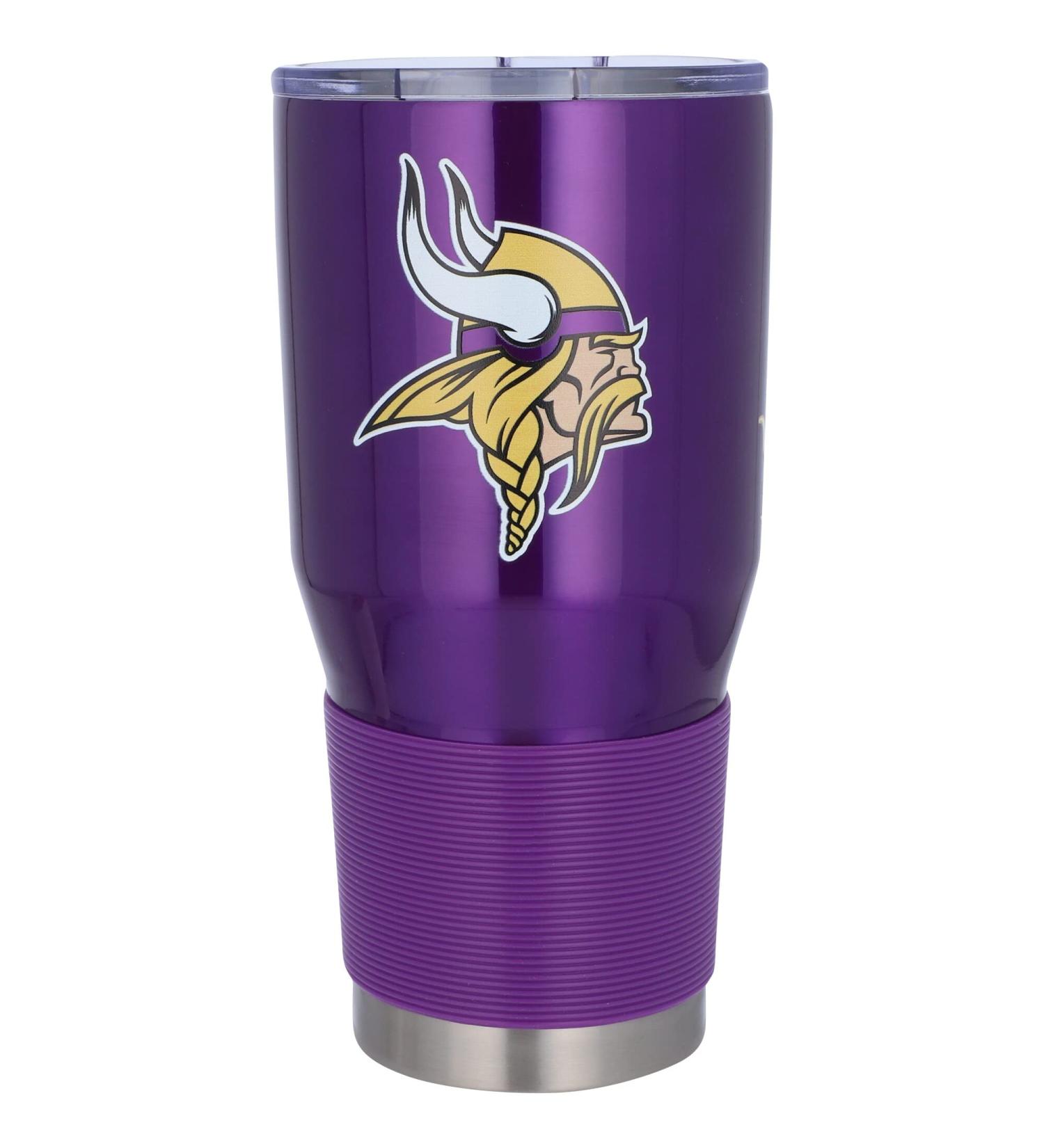 Minnesota Vikings 30oz. Team Game Day Tumbler | Officially Licensed by Logo Brands - Buy Online on SooperMarket.com