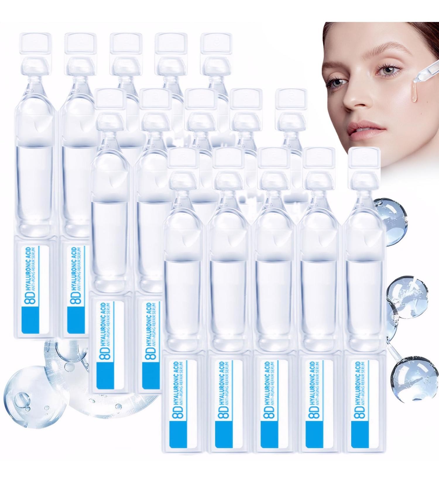 VEROA 15 Sticks Face Serum Hyaluronic Acid Anti Aging Hydrating Serum - Deep Hydration Skin Brightening Anti Wrinkle Hylauronic Acid Serum - for All Skin Types Improve Fine Lines and Dullness - Buy Online on SooperMarket.com