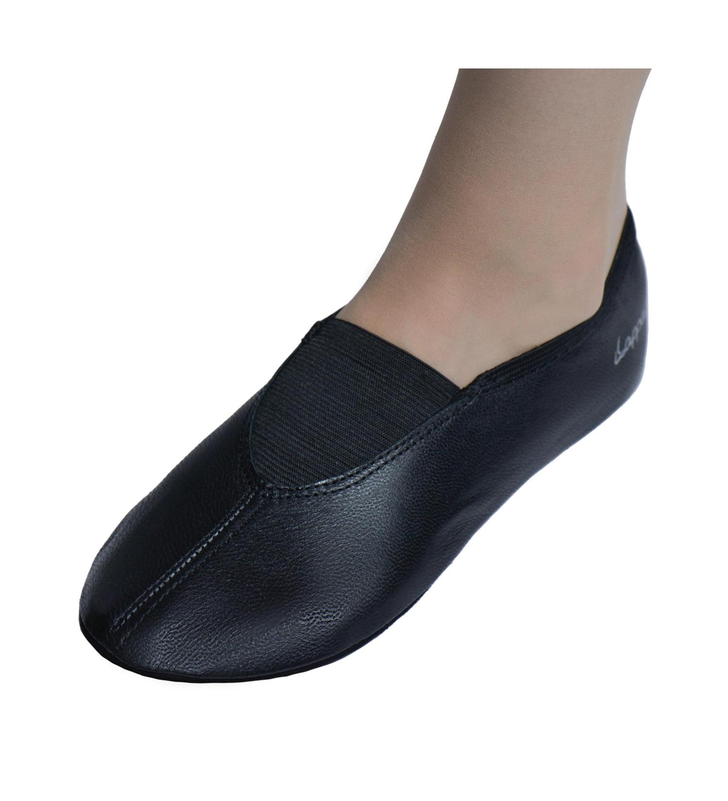 Buy Lappade Extra Wide Gymnastics & Dance Shoes - Black Leather Sole Size 27 EU | Ideal for Ballet Blocks & Gymnastiums - International Shipping - Buy Online on SooperMarket.com