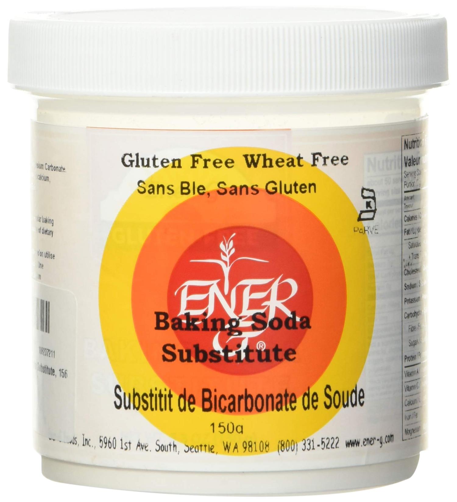 Ener-G Aluminum-Free Baking Soda Substitute | Gluten Free, Vegan, Nut Free, Non-GMO, Kosher | 5.3 oz - Buy Online on SooperMarket.com