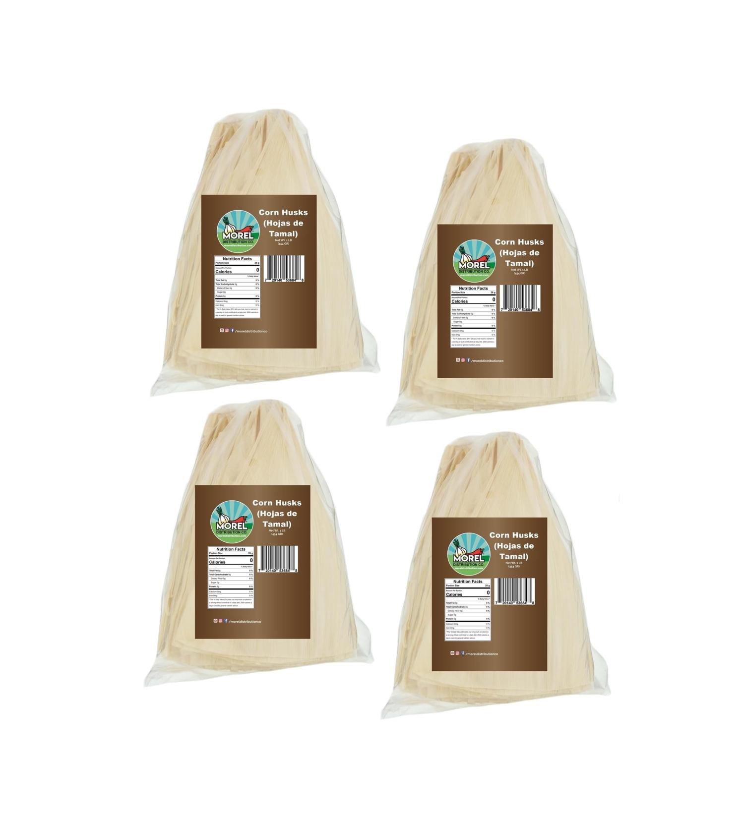 Premium Corn Husks for Tamales Hojas de Tamal Natural 4 Lbs - Buy Online on SooperMarket.com