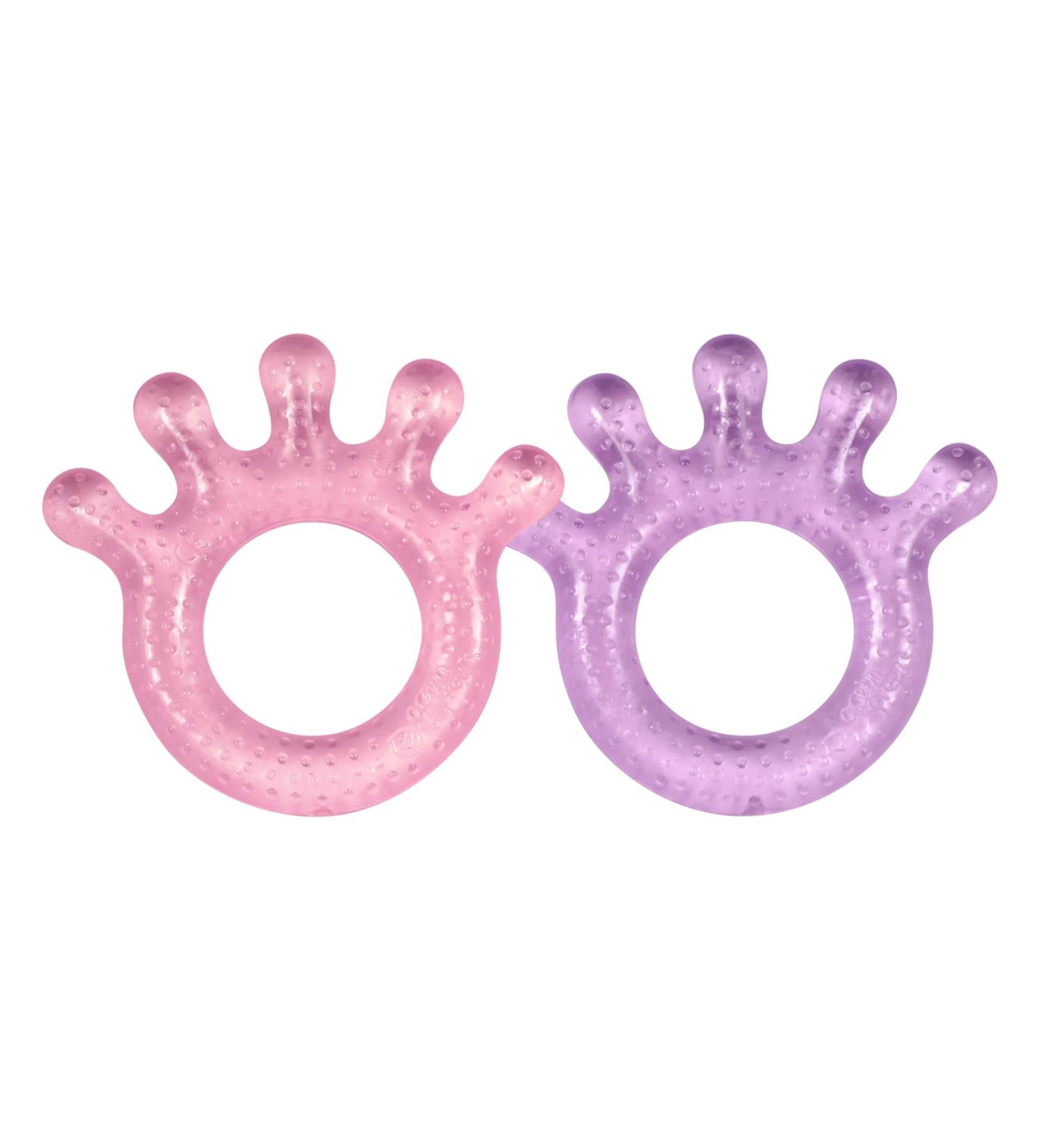 Green Sprouts Pink Cooling Teether - 2 Pack for 3+ Months Old Babies - Buy Online on SooperMarket.com
