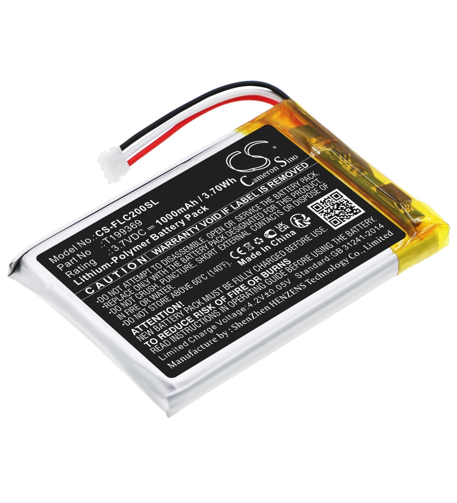 1000mAh Replacement Battery for C3 C2 T199369 - 3.7V Compatible & Long-Lasting | International Shipping Available - Buy Online on SooperMarket.com