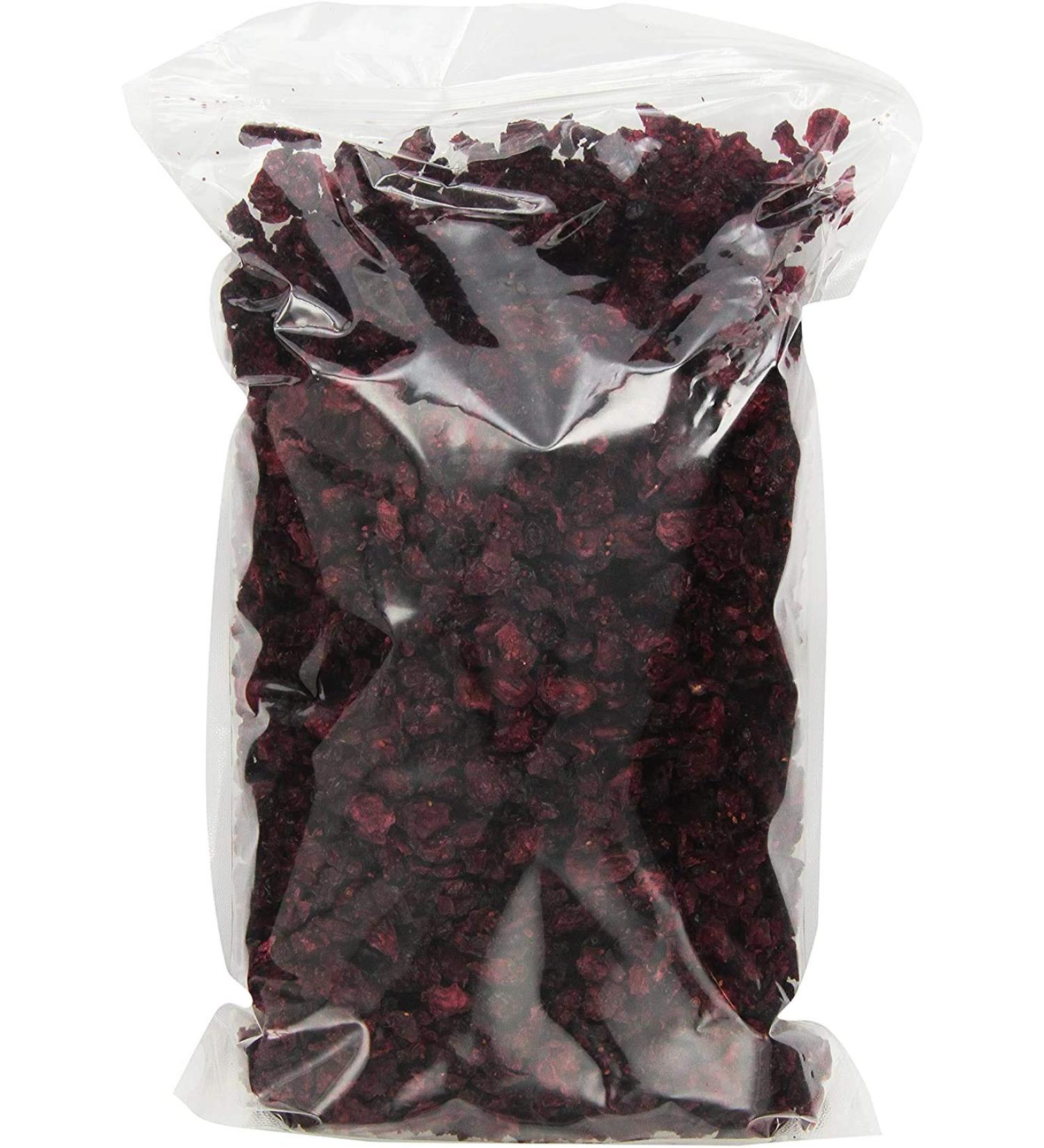 Cherry Bay Orchards Unsweetened 1 lb. Dried Cranberries - Gluten Free, Non GMO, All Natural Ingredients - Buy Online on SooperMarket.com