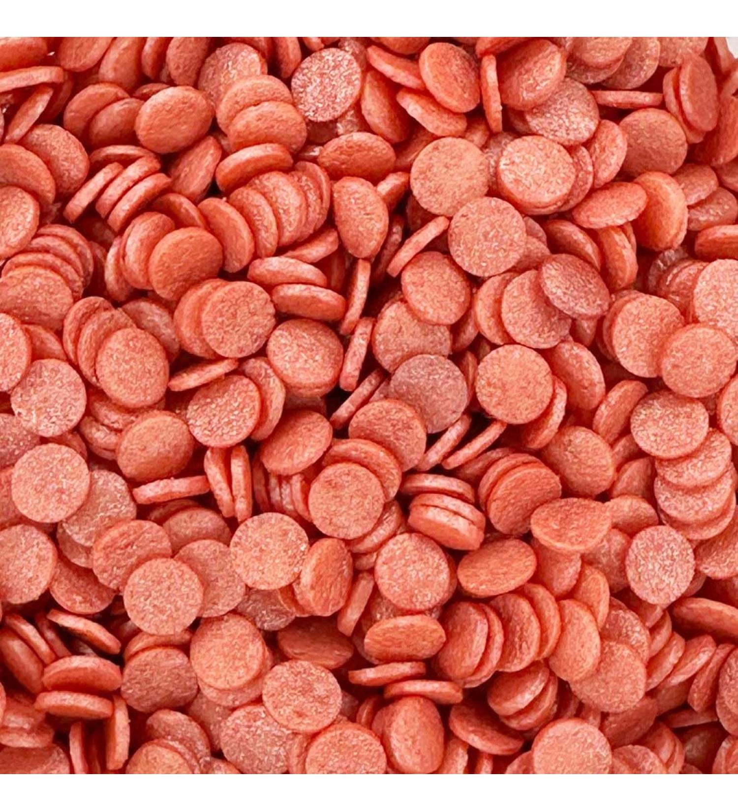 Glimmer Red Confetti Cake Topper Sprinkles - 25g Edible Shimmer Cupcake Decorations - Buy Online on SooperMarket.com