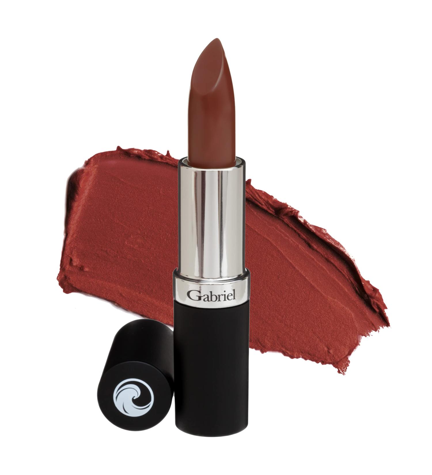 Gabriel Cosmetics Matte Cerise Lipstick - Natural, Paraben-Free, Vegan, Gluten-Free, Cruelty-Free, Non-GMO - Long-Lasting Lip Color with Jojoba Seed Oil and Aloe - 0.13 oz - Buy Online on SooperMarket.com