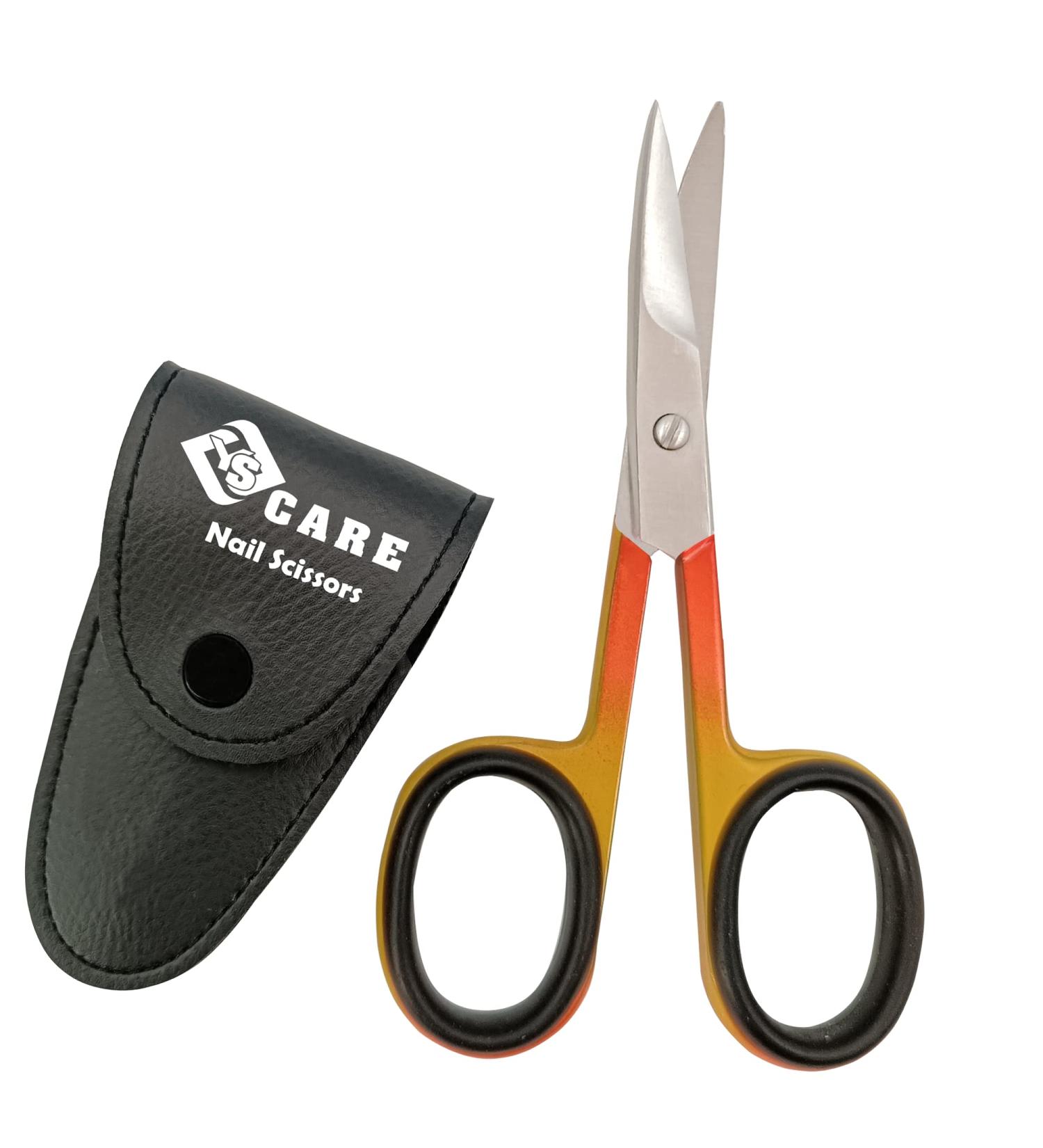 YSCARE Curved Stainless Steel Cuticle Nail Scissors for Manicure & Pedicure - Multi-Use Grooming Tool - Buy Online on SooperMarket.com