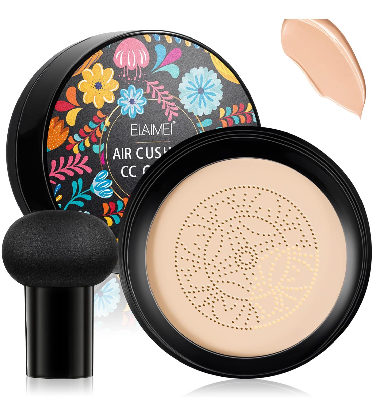 AGETITY Mushroom Head Liquid Foundation Concealer - Lasting Nude Makeup Moisturizing CC Liquid Foundation for Even Skin Tone - Natural Air Cushion BB Cream - Buy Online on SooperMarket.com