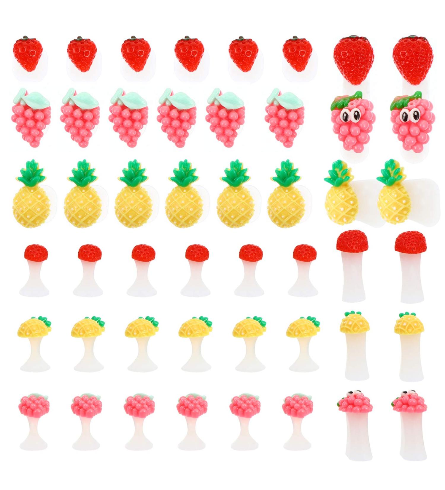 FRCOLOR Silicone Toe Separators and Nail Spacers - 24PCS Fruit Shape Dividers for Nail Polish and Pedicure DIY - Buy Online on SooperMarket.com
