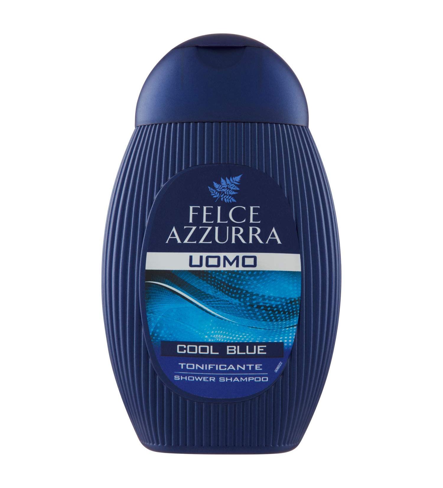 Buy Felce Azzurra Man Cool Blue Shower Gel Shampoo - 8.45 oz | International Shipping Available - Buy Online on SooperMarket.com