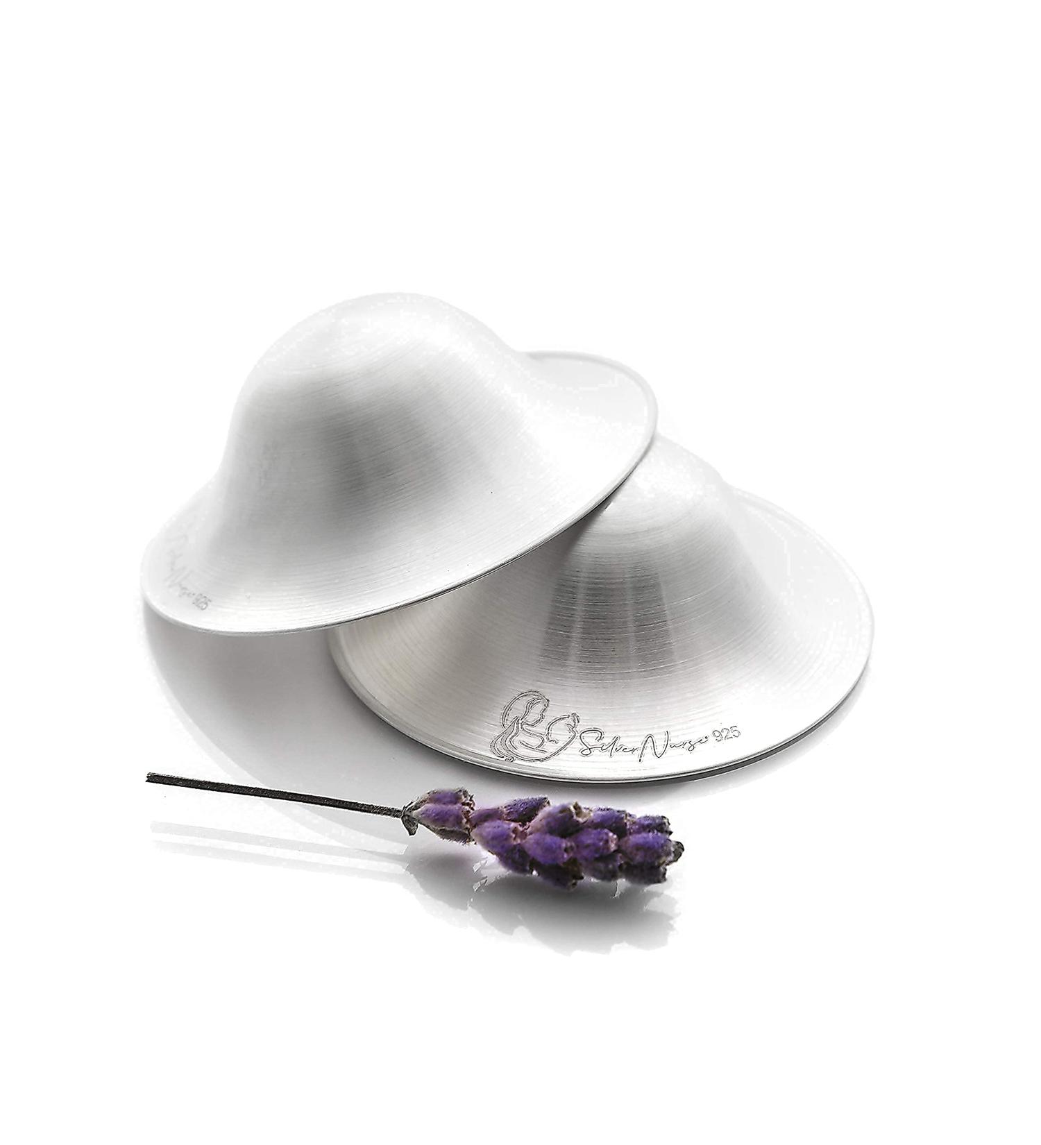 Silver Nursing Cups Nipple Cover Nipple Soother for Newborn Breastfeeding Moms  The Original 925 Silver Nursing Cups 2 Count (Pack of 1) - Buy Online on SooperMarket.com