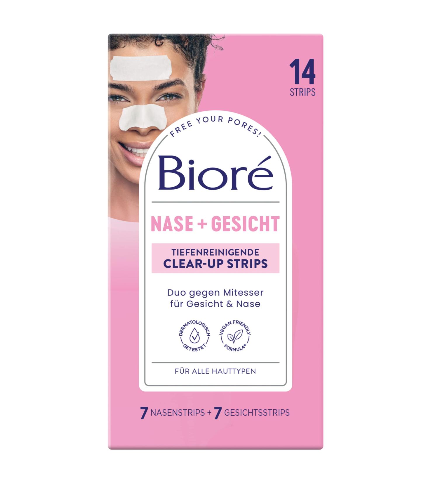 Bior Deep Cleansing Strips - 14 Pieces for Face & Nose | Remove Blackheads & Impurities | All Skin Types - Buy Online on SooperMarket.com