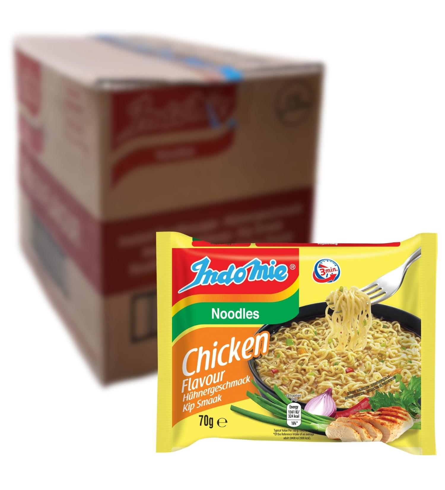 INDOMIE Instant Noodles Chicken - Multipack of 40 (70g Each) | Buy Online Internationally - Buy Online on SooperMarket.com