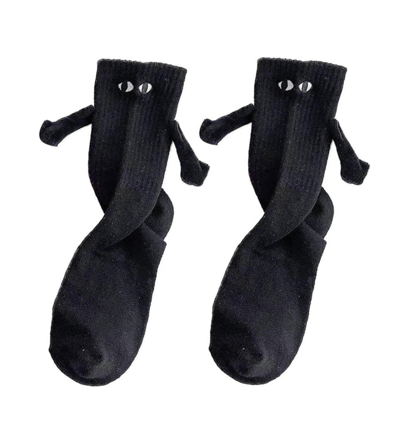 Fivetoo Magnetic Couple Socks Hand in Hand Funny Gifts for Couples | 3D Doll Design Ideal for International Shipping - Buy Online on SooperMarket.com