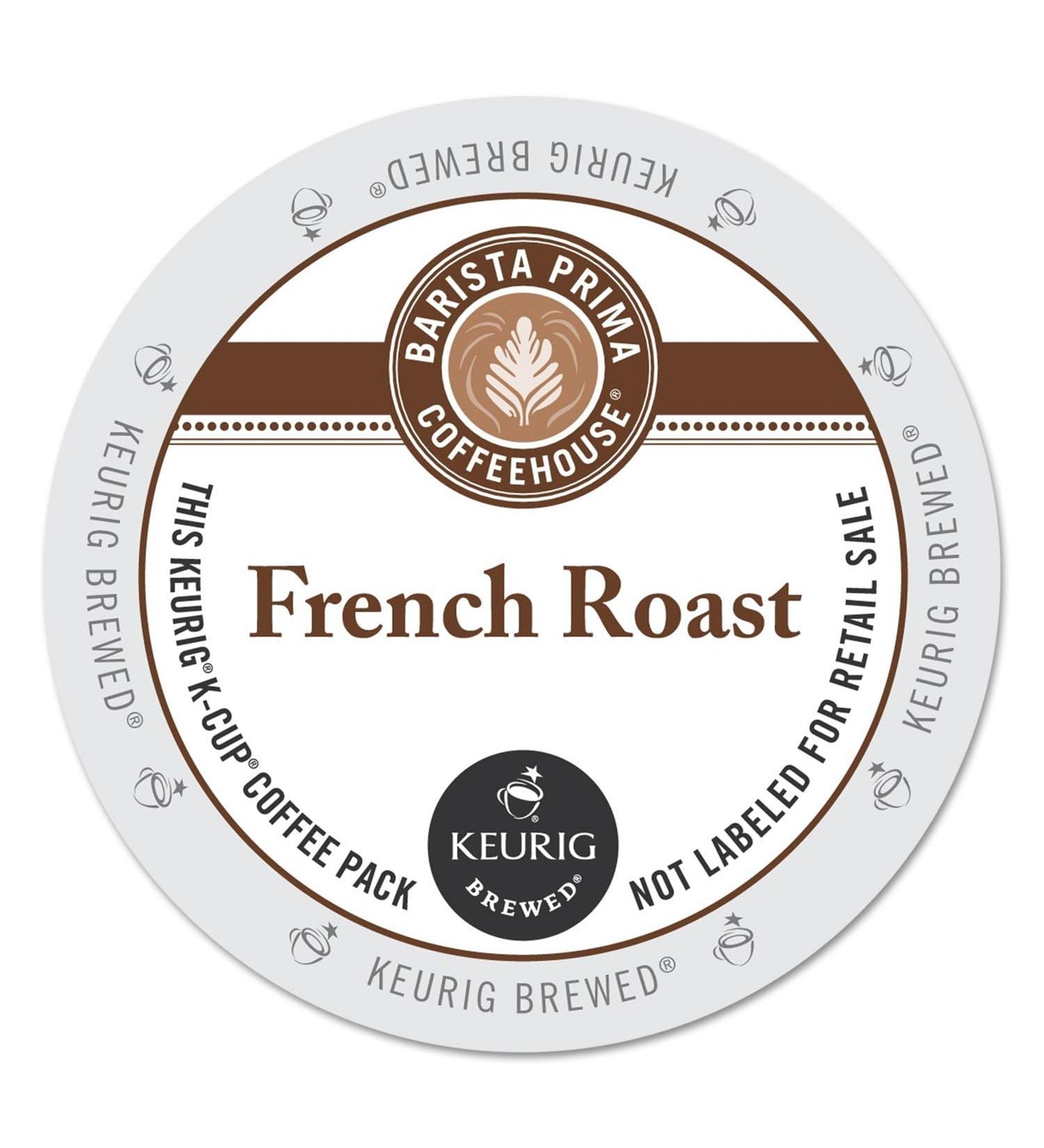 Barista Prima Coffeehouse French Roast Coffee Keurig K-Cups 72 Count