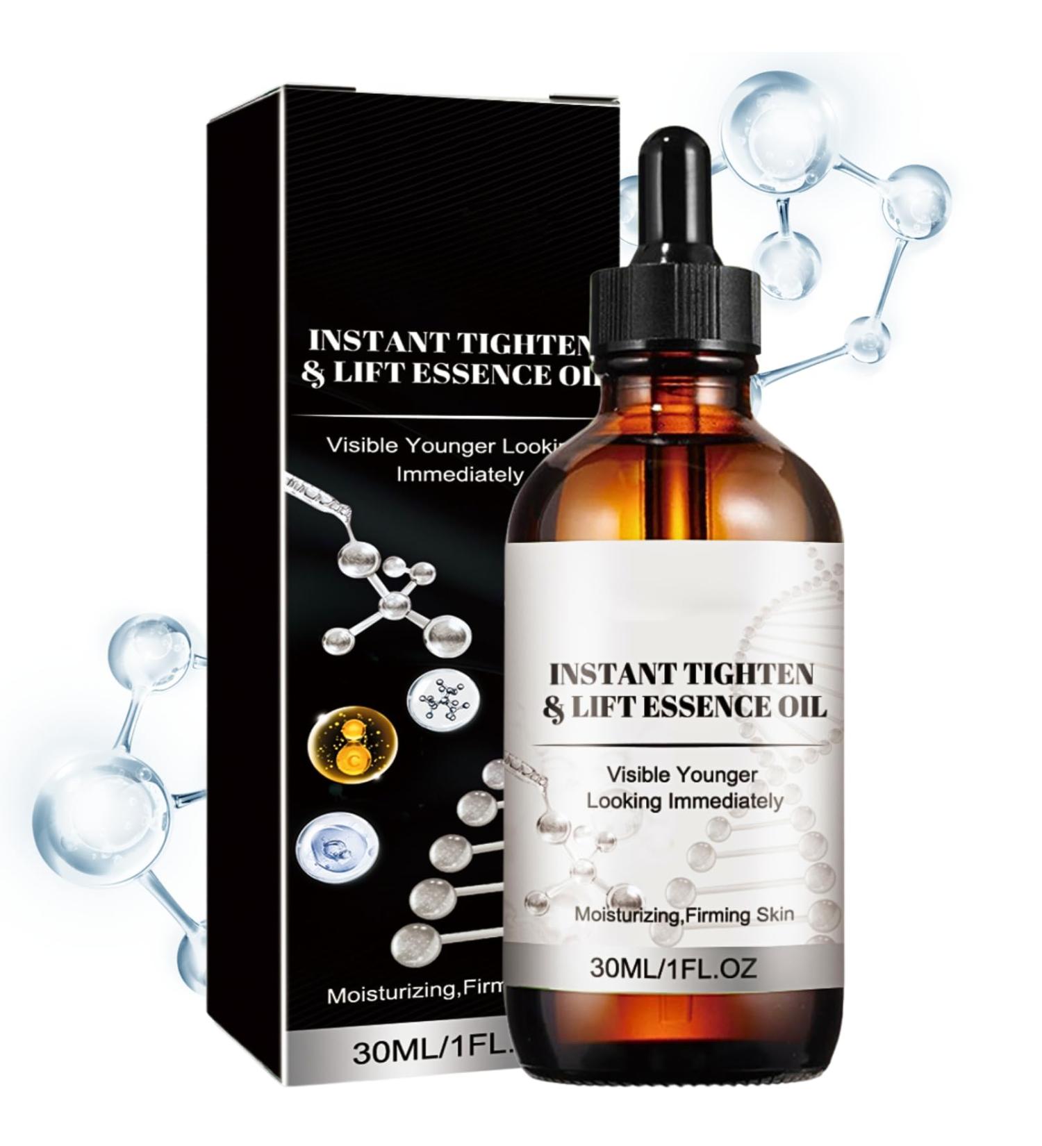 Instant Face Lift Essence Oil Vitamin C Serum For Face Face Serum For Women Anti Wrinkle Serum For Face Neck Eye Tightening & Lifting Hydrating Serum Pore Minimizer With Collagen Hyaluronic Acid - Buy Online on SooperMarket.com