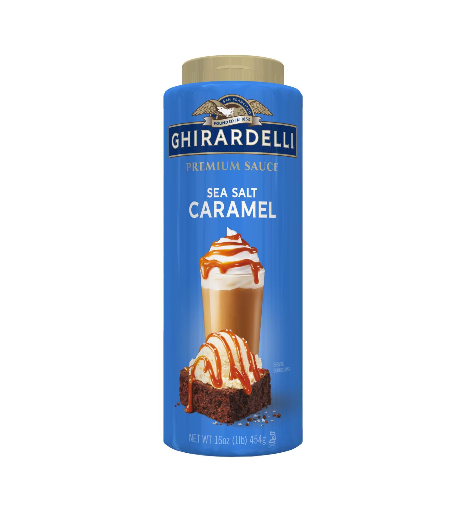 Ghirardelli Premium Sea Salt Caramel Sauce - 16 Oz | Buy Online - Buy Online on SooperMarket.com